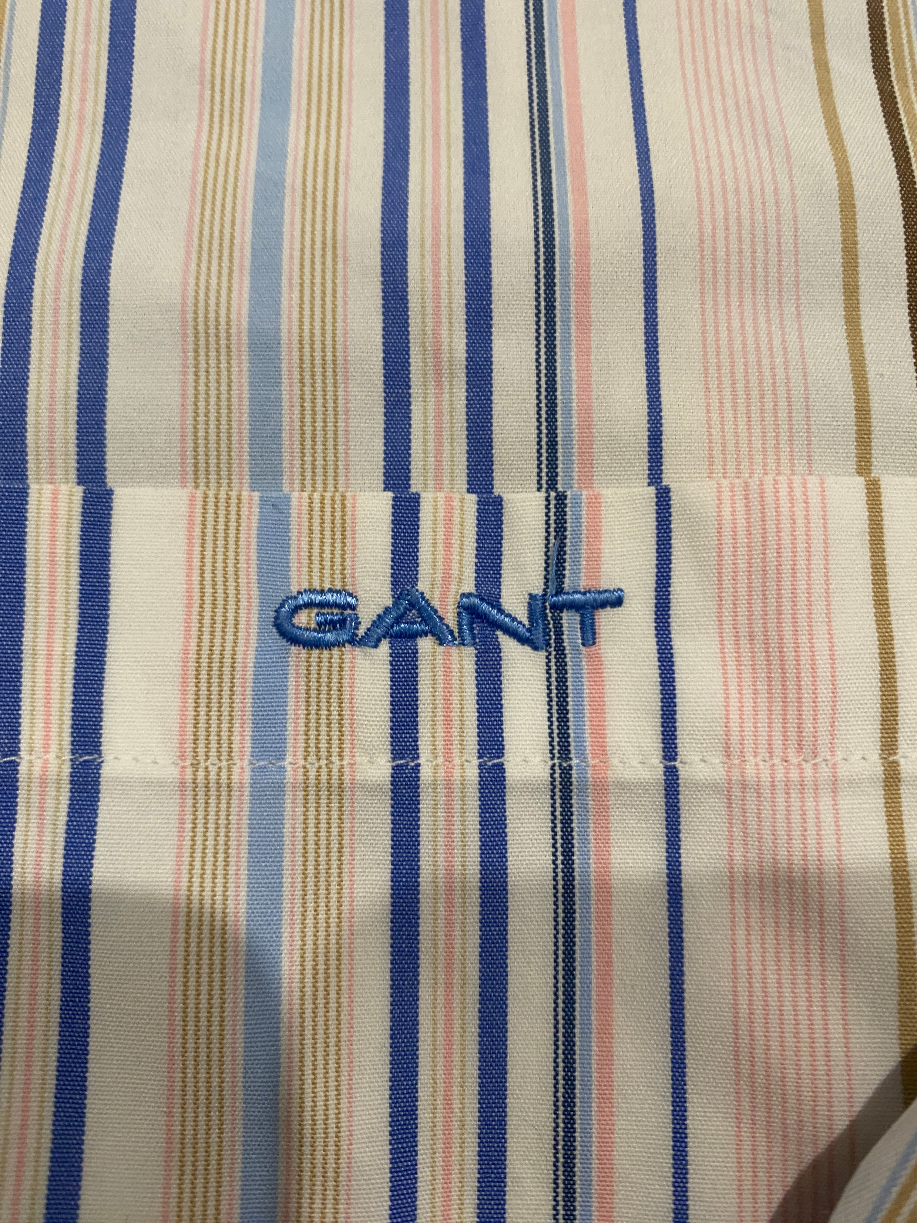 GANT Long Beach Poplin Dress Fit Striped Shirt