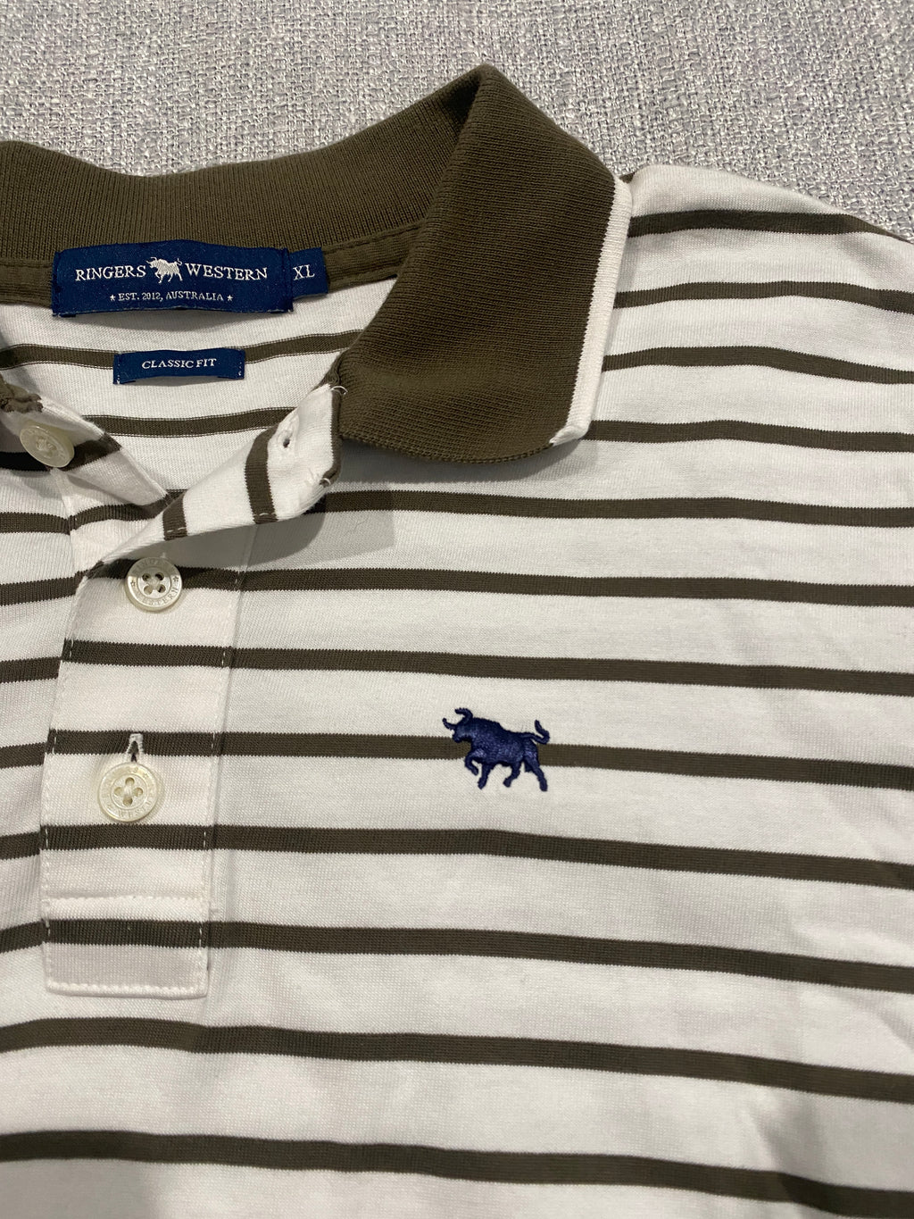 Ringers Western Classic Fit Striped Polo Shirt