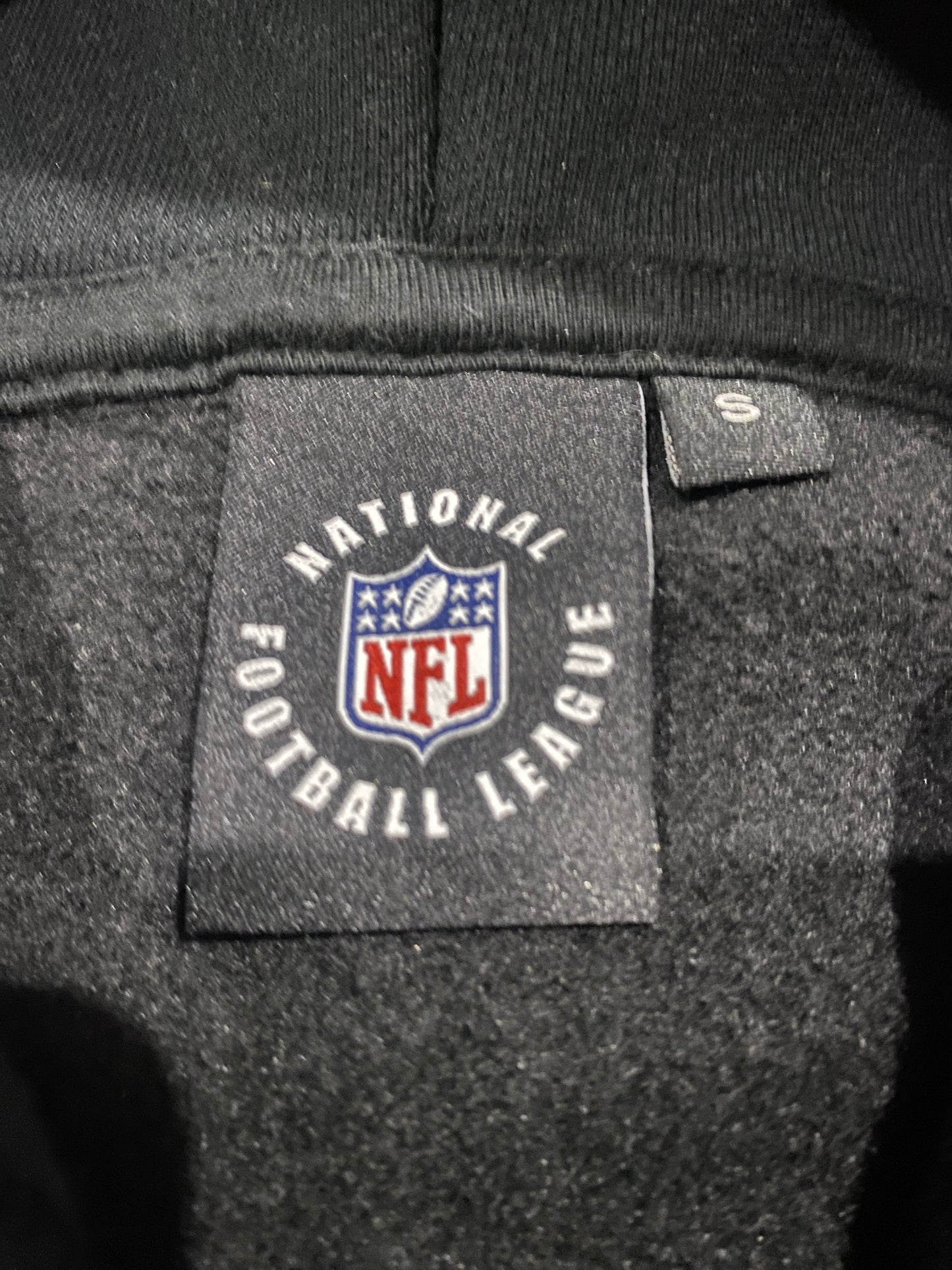 NFL Las Vegas Raiders Hoodie Black Pullover Men’s Size S