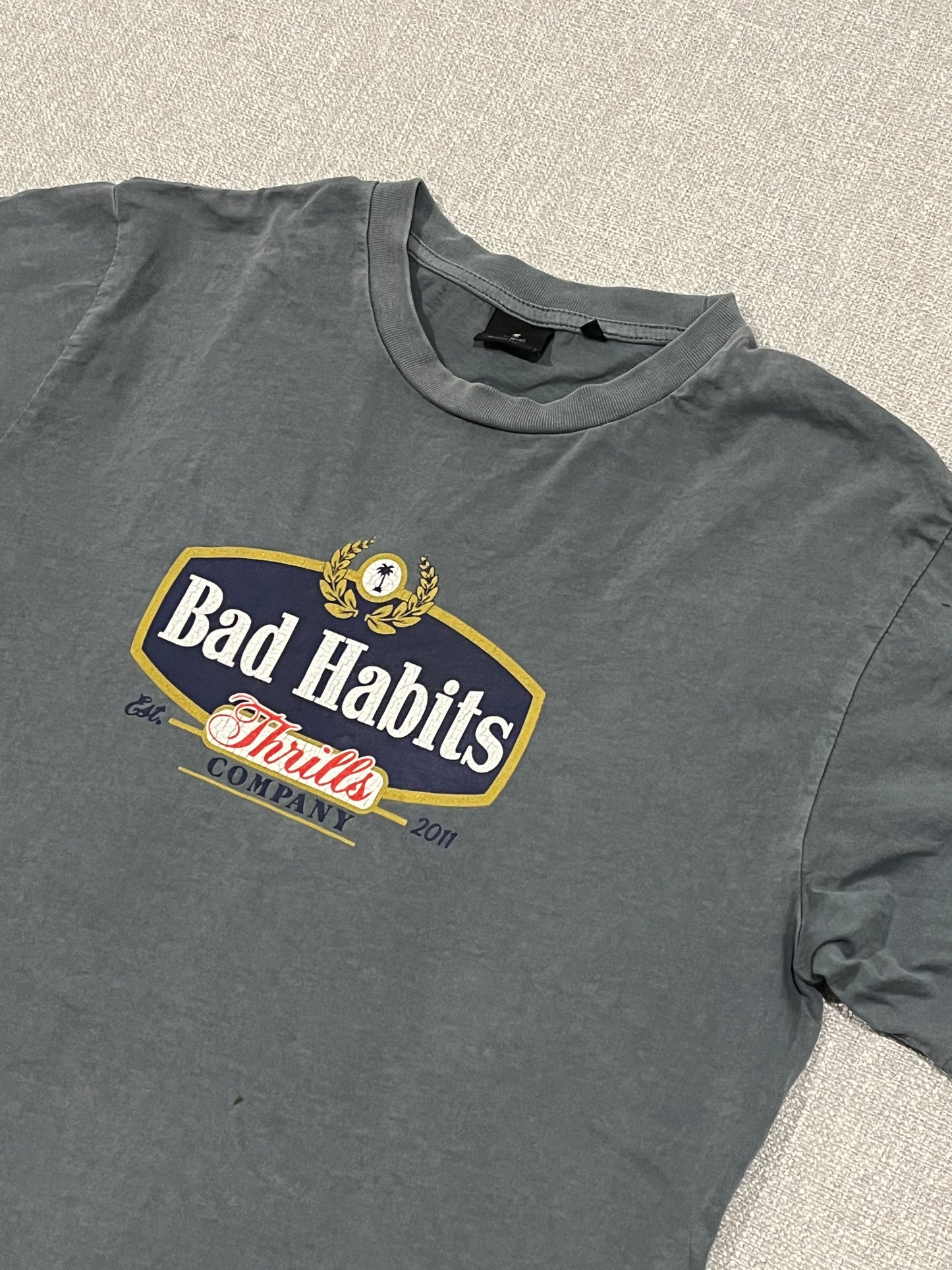 Thrills women’s Bad Habits Company tee - Small