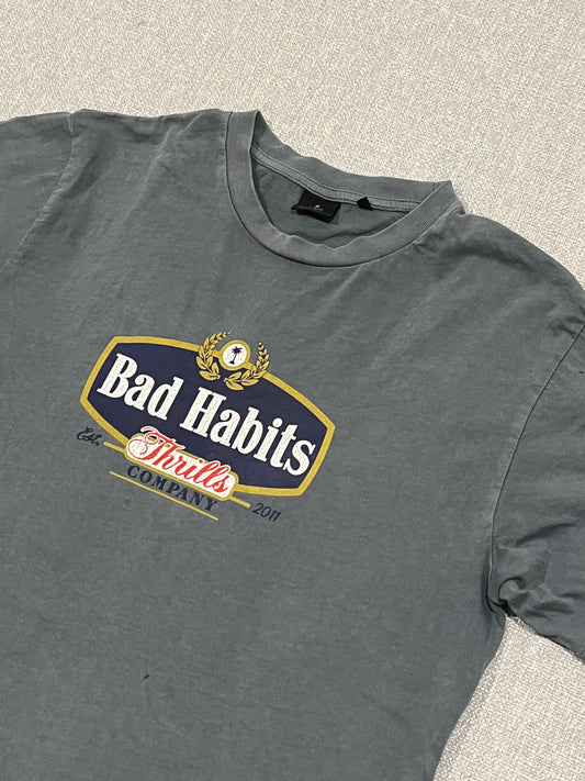 Thrills women’s Bad Habits Company tee - Small