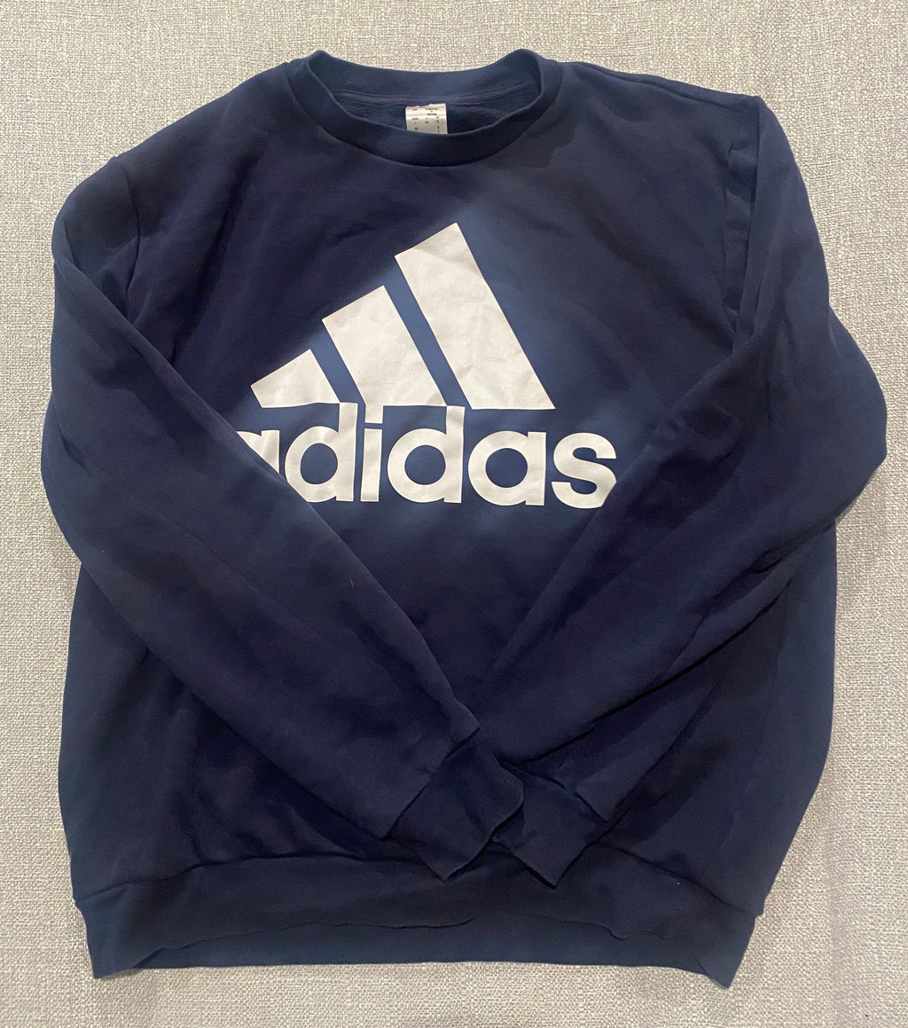 Adidas Navy Blue Logo Sweatshirt