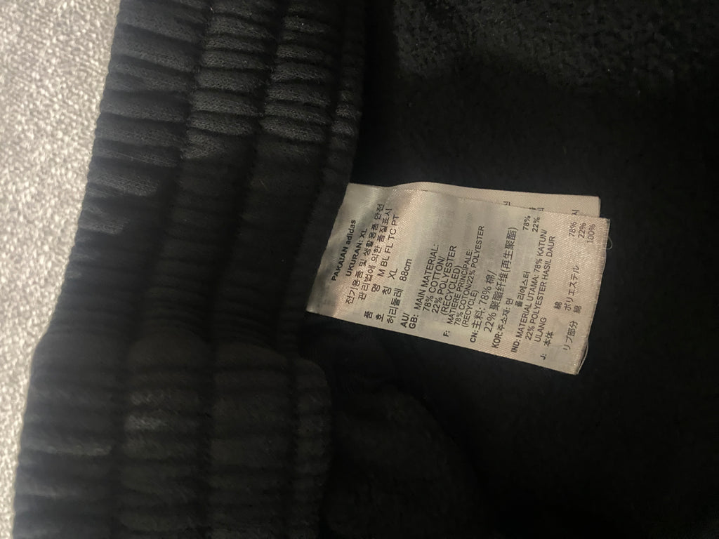 Adidas Black Logo Sweatpants