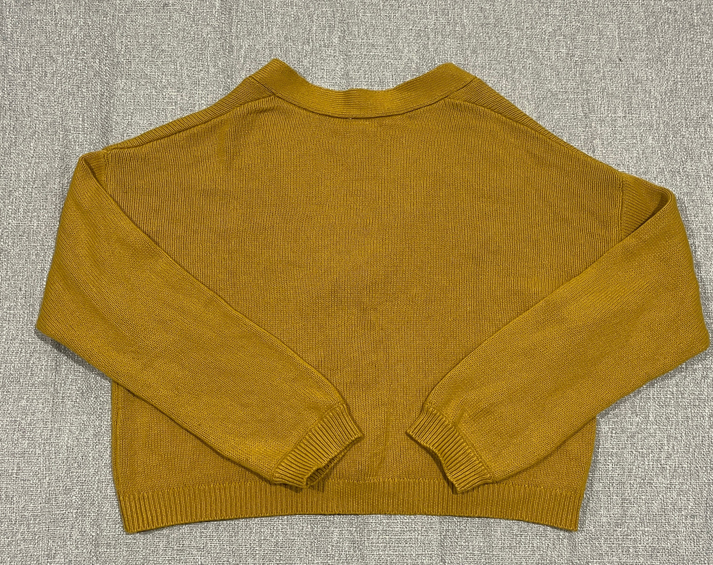 ANKO Women’s Yellow Mustard Cardigan Size 14