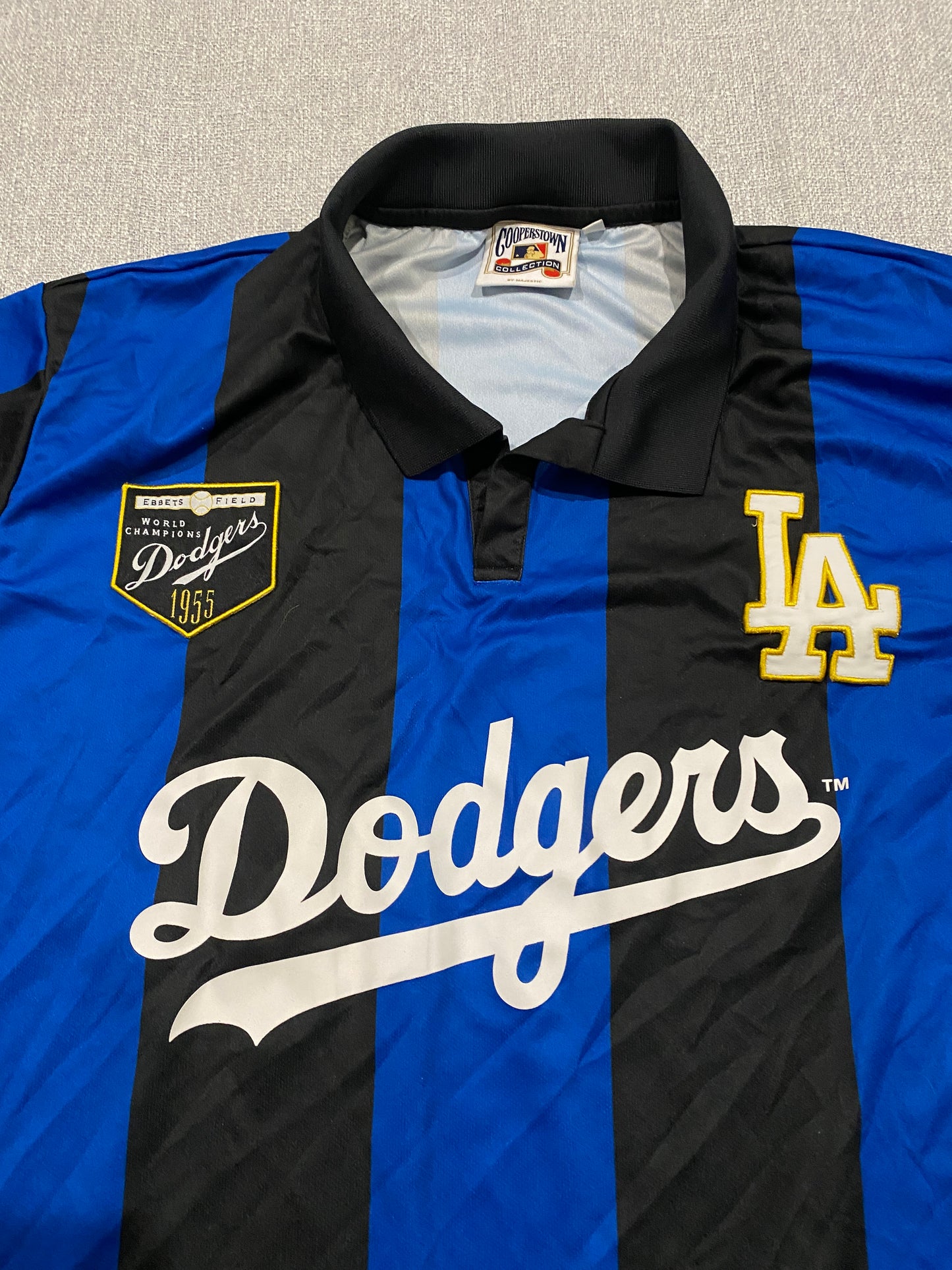 Majestic Cooperstown Collection Los Angeles Dodgers 1955 Jersey Shirt Men’s XL
