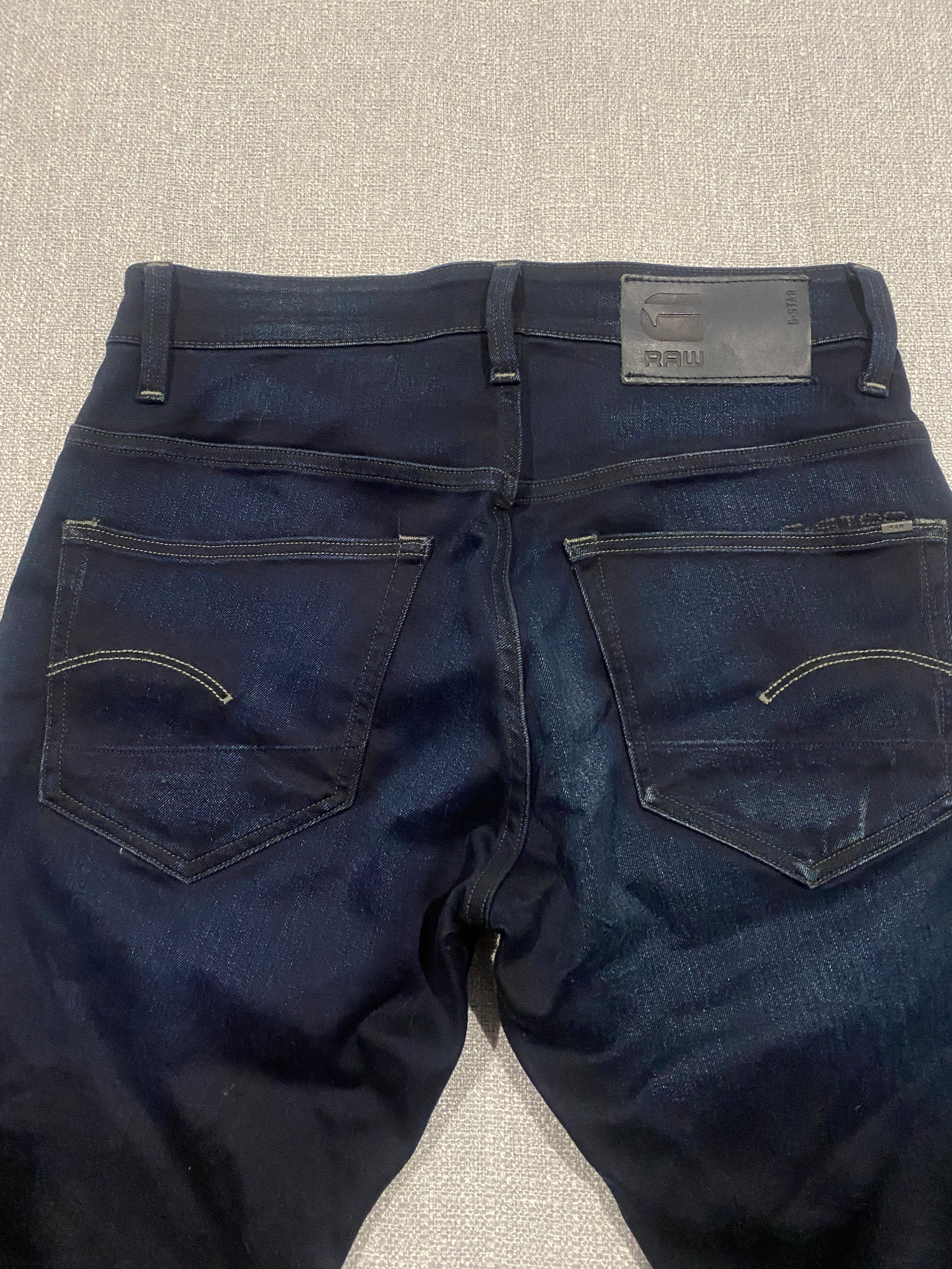 G-Star RAW 3301 Slim Fit Dark Wash Jeans Men's