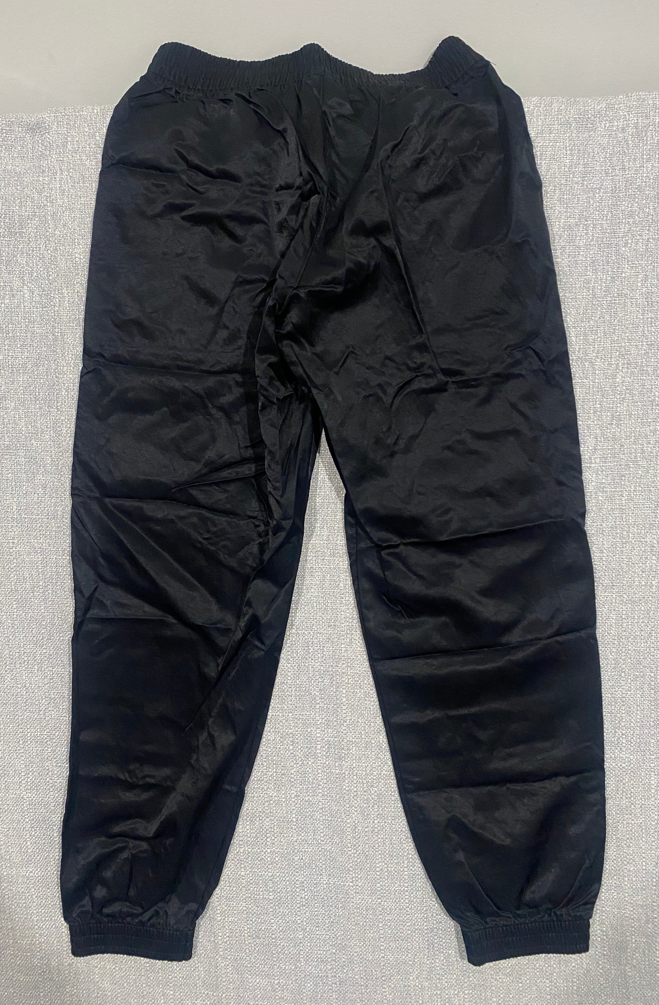 Jordan Black Nylon Track Pants with Embroidered Jumpman Logo