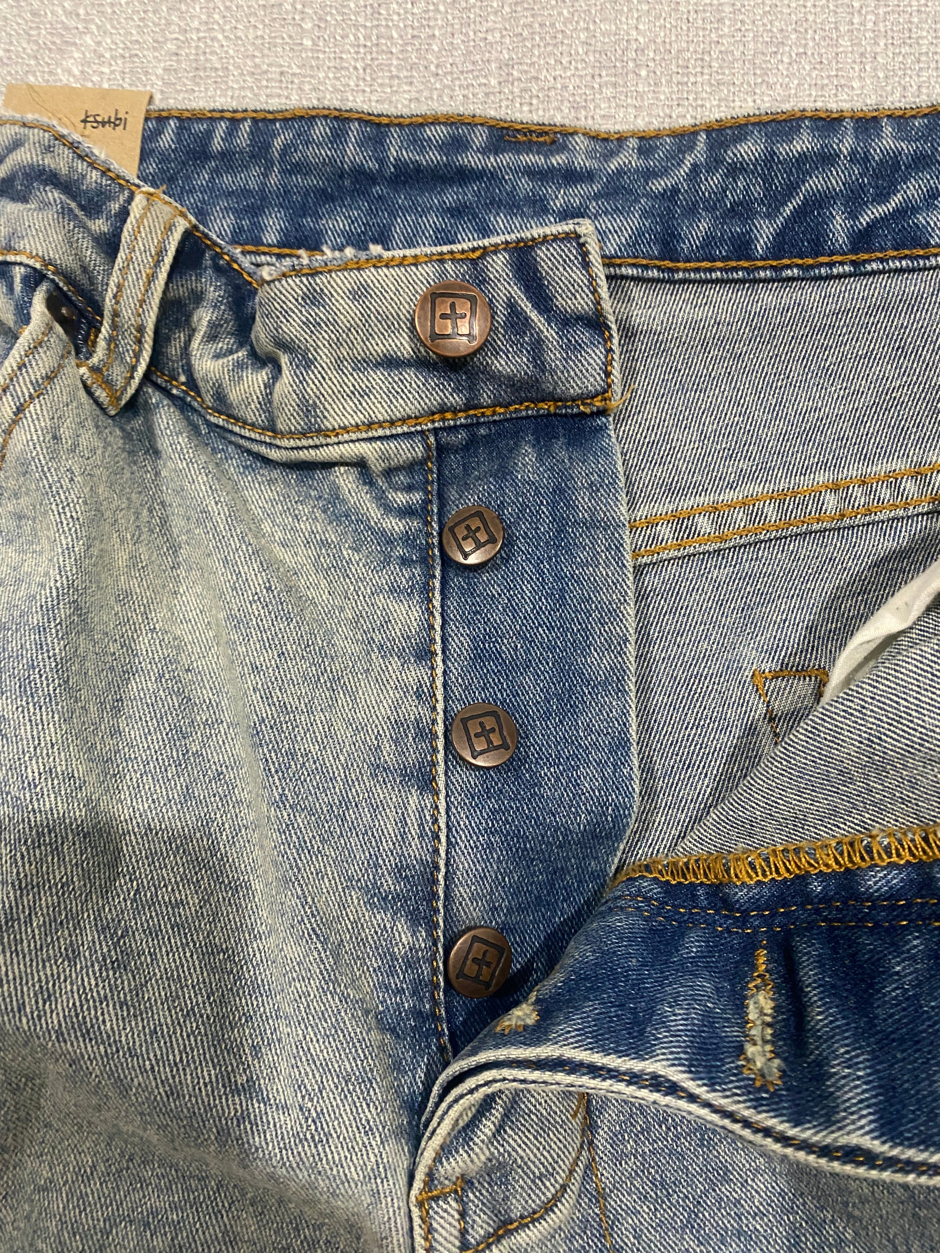 Ksubi Classic Chopped Distressed Jeans