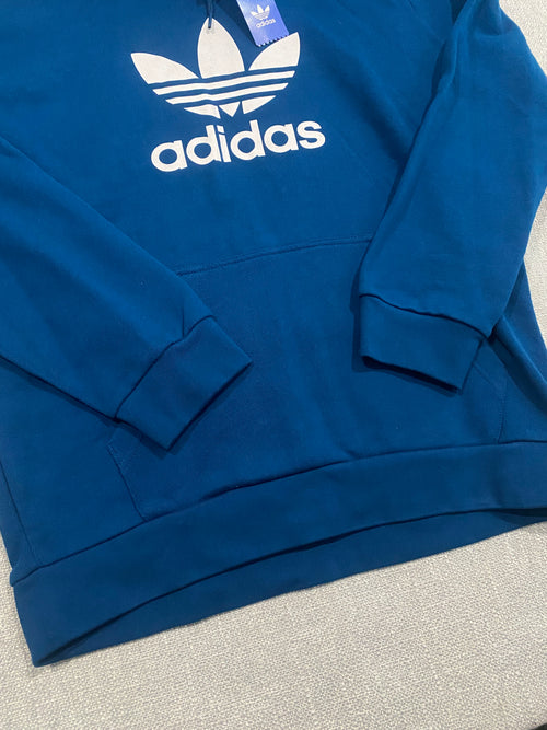Adidas Originals Trefoil Logo Blue Hoodie