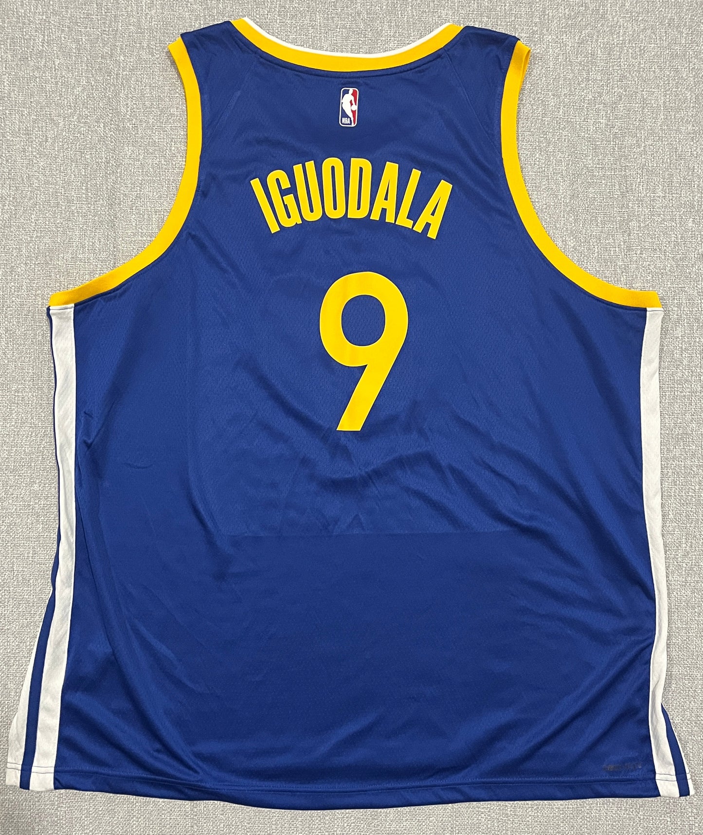 Nike Golden State Warriors Andre Iguodala #9 Swingman Jersey Blue Size 3XL NBA