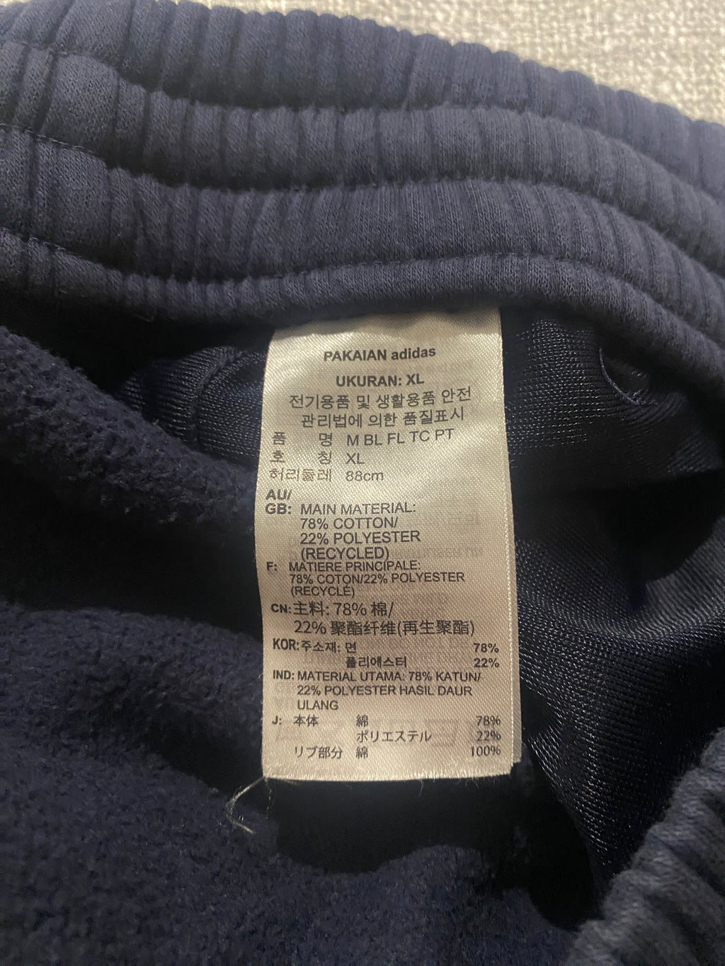 Adidas Logo Sweatpants Navy