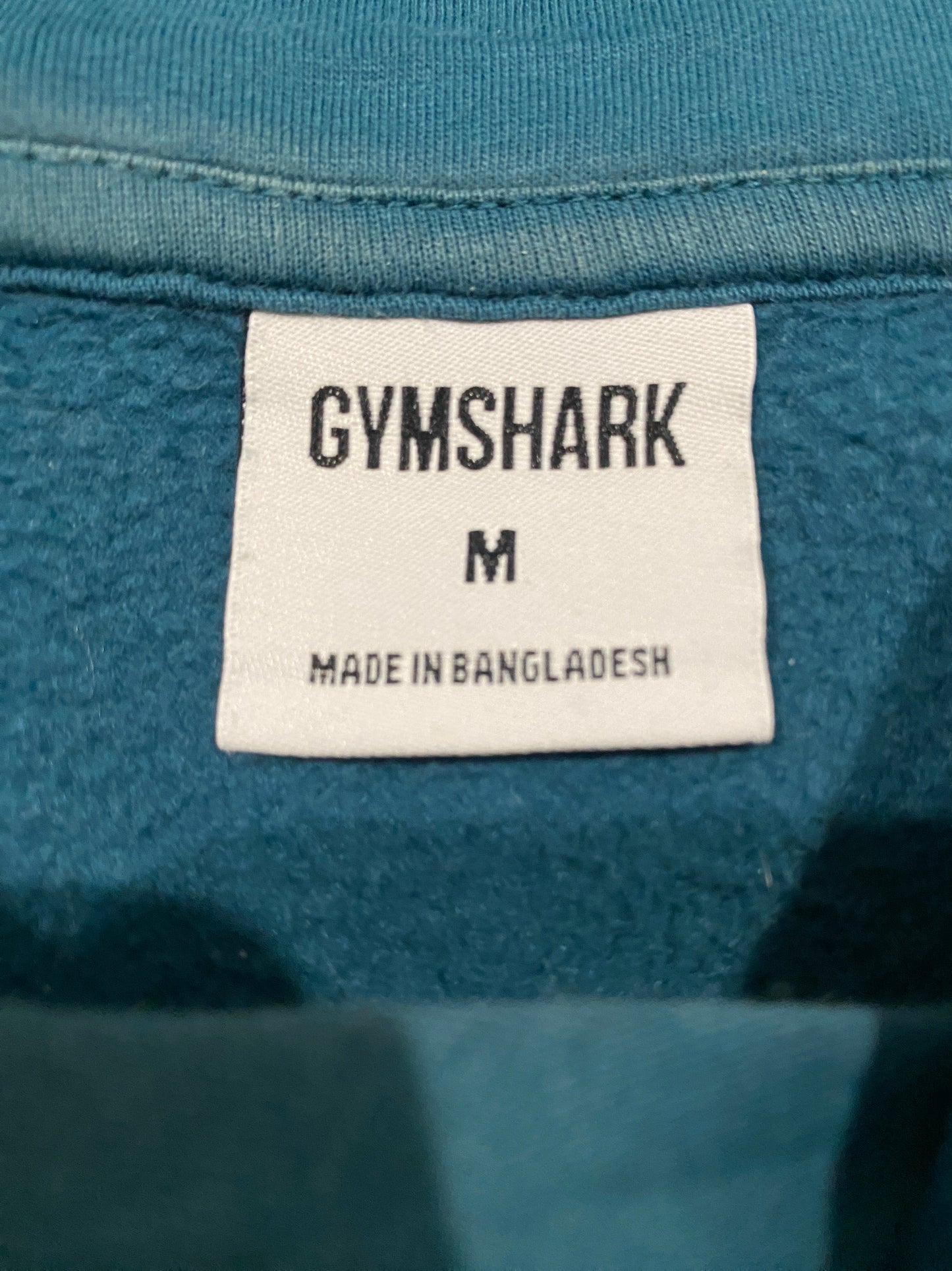 Gymshark GSLC Lifting Club Hoodie Men’s Medium Teal Pullover