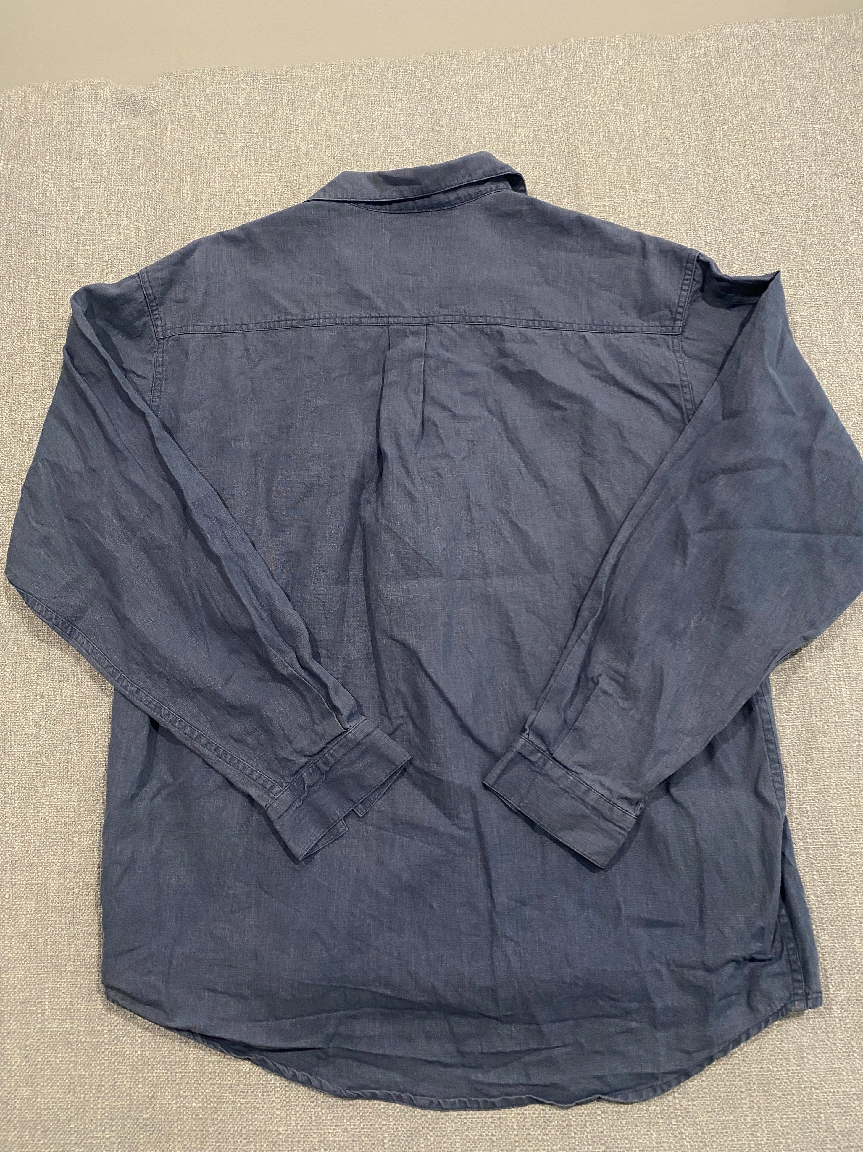 Hemp Long Sleeve Button-Up Shirt