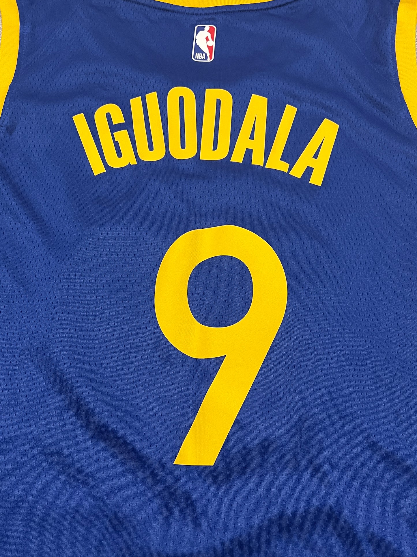 Nike Golden State Warriors Andre Iguodala #9 Swingman Jersey Blue Size 3XL NBA