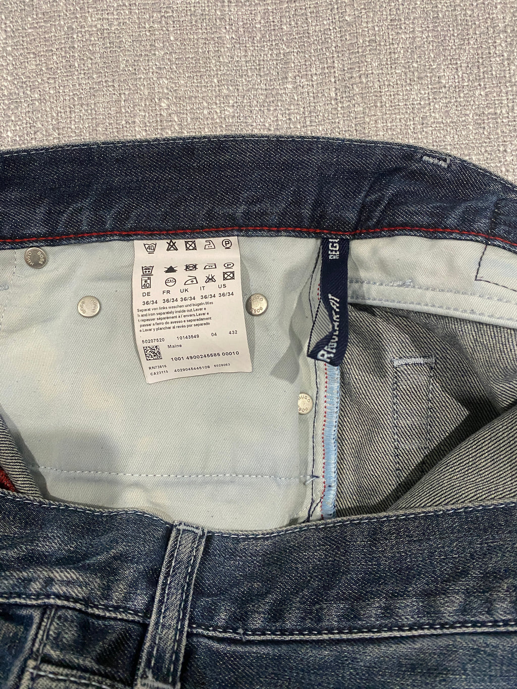 Hugo BOSS Mens Stretch Denim Jeans