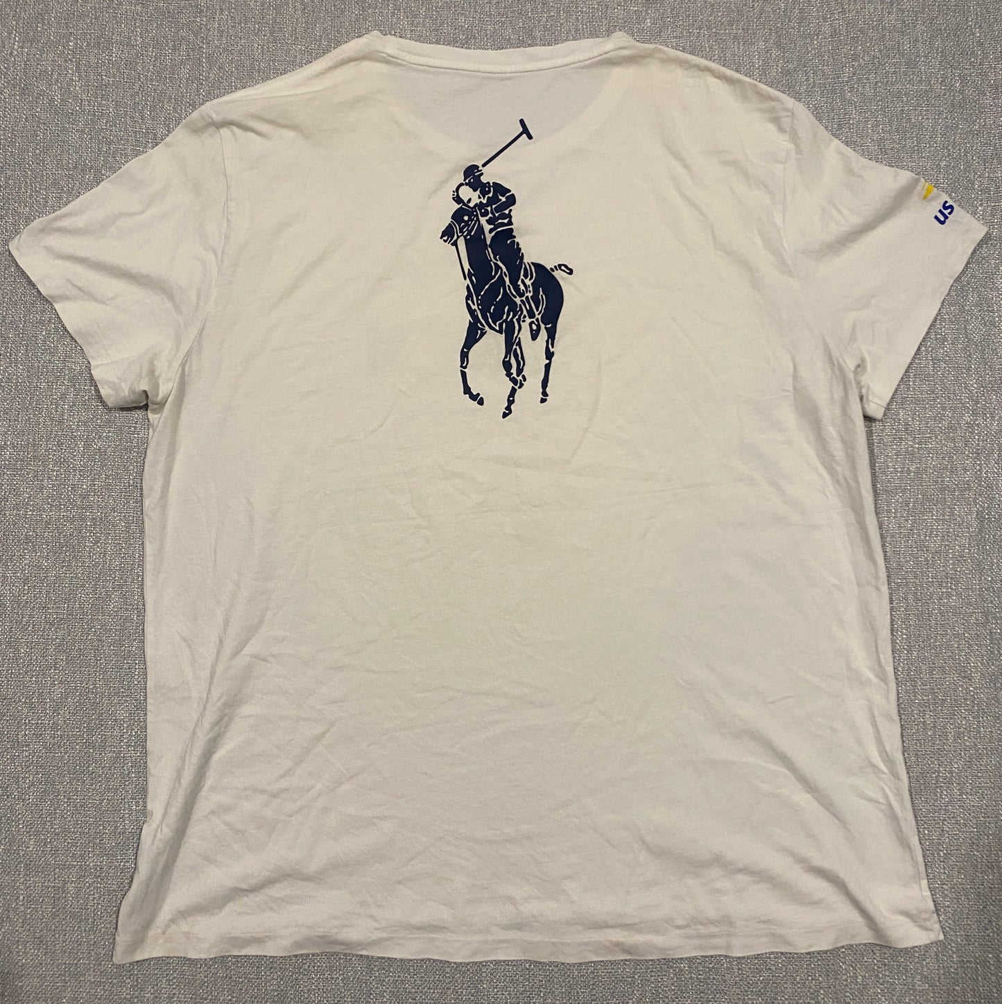 Polo Ralph Lauren US Open Tee Mens 2XL White Ballperson Tryouts Graphic