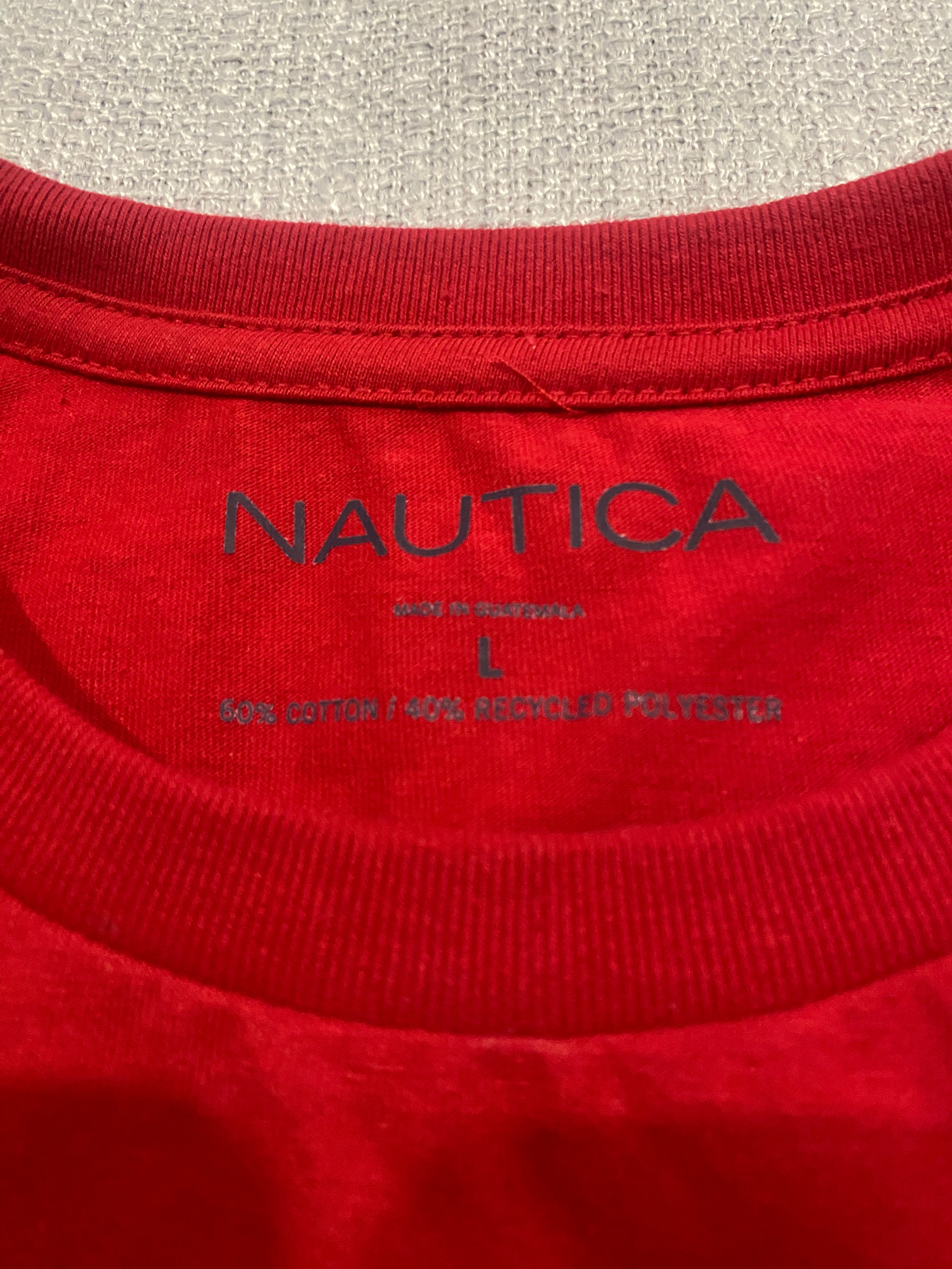 Nautica Red Graphic T-Shirt