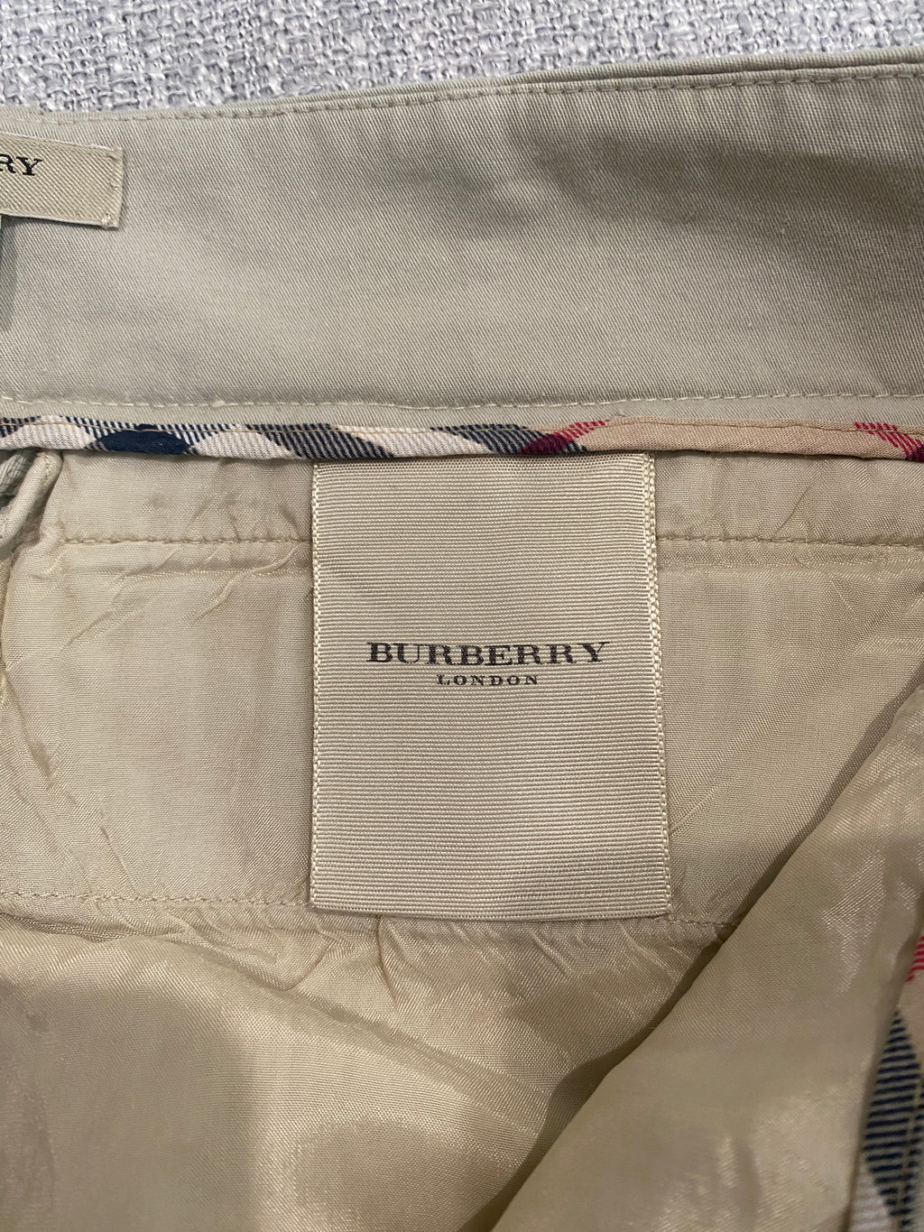 Burberry London Beige Dress Pants