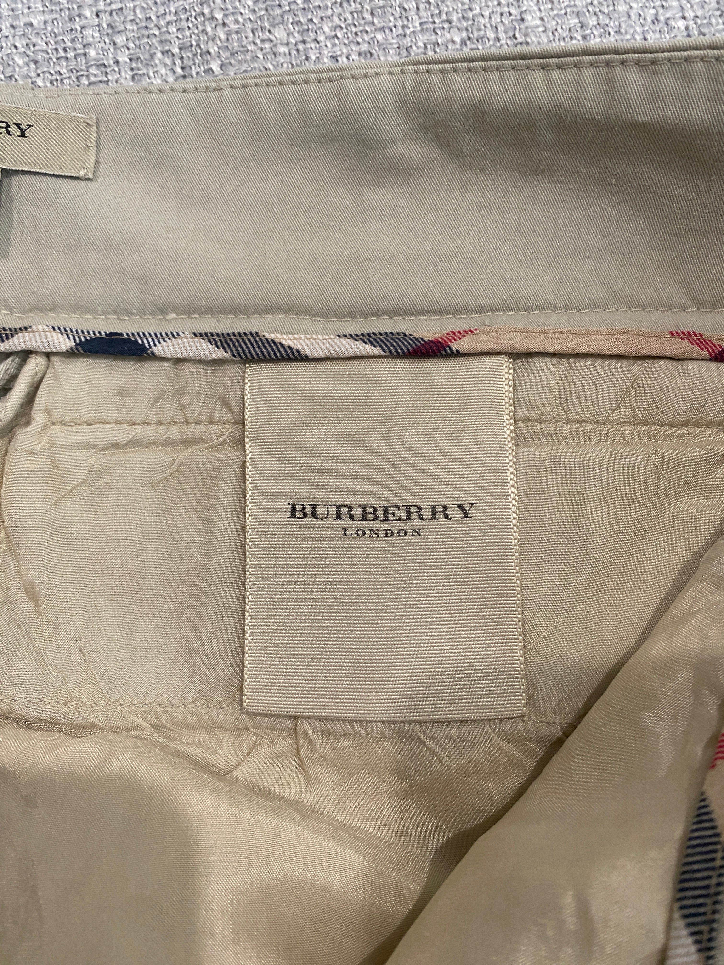 Burberry London Beige Dress Pants