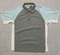 Oakley Men's Polo Shirt in Gray and Light Blue