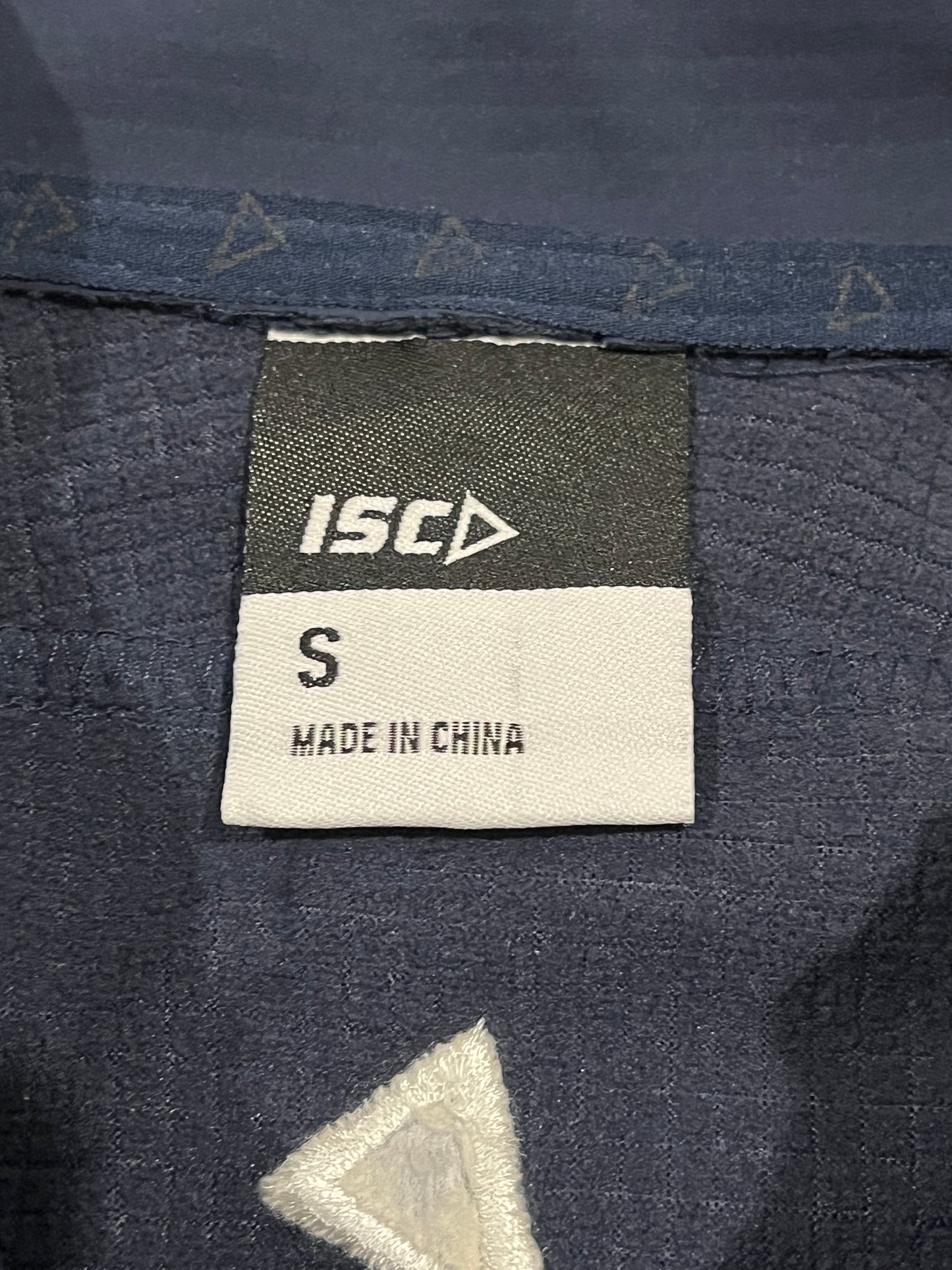 ISC AFL Victoria Soft Shell Jacket Mens Small Navy Full Zip Track Jacket