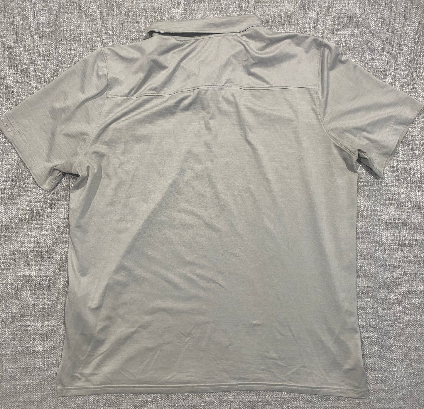 Oakley Regular Fit Polo Shirt Men’s 2XL Grey Performance Golf Casual