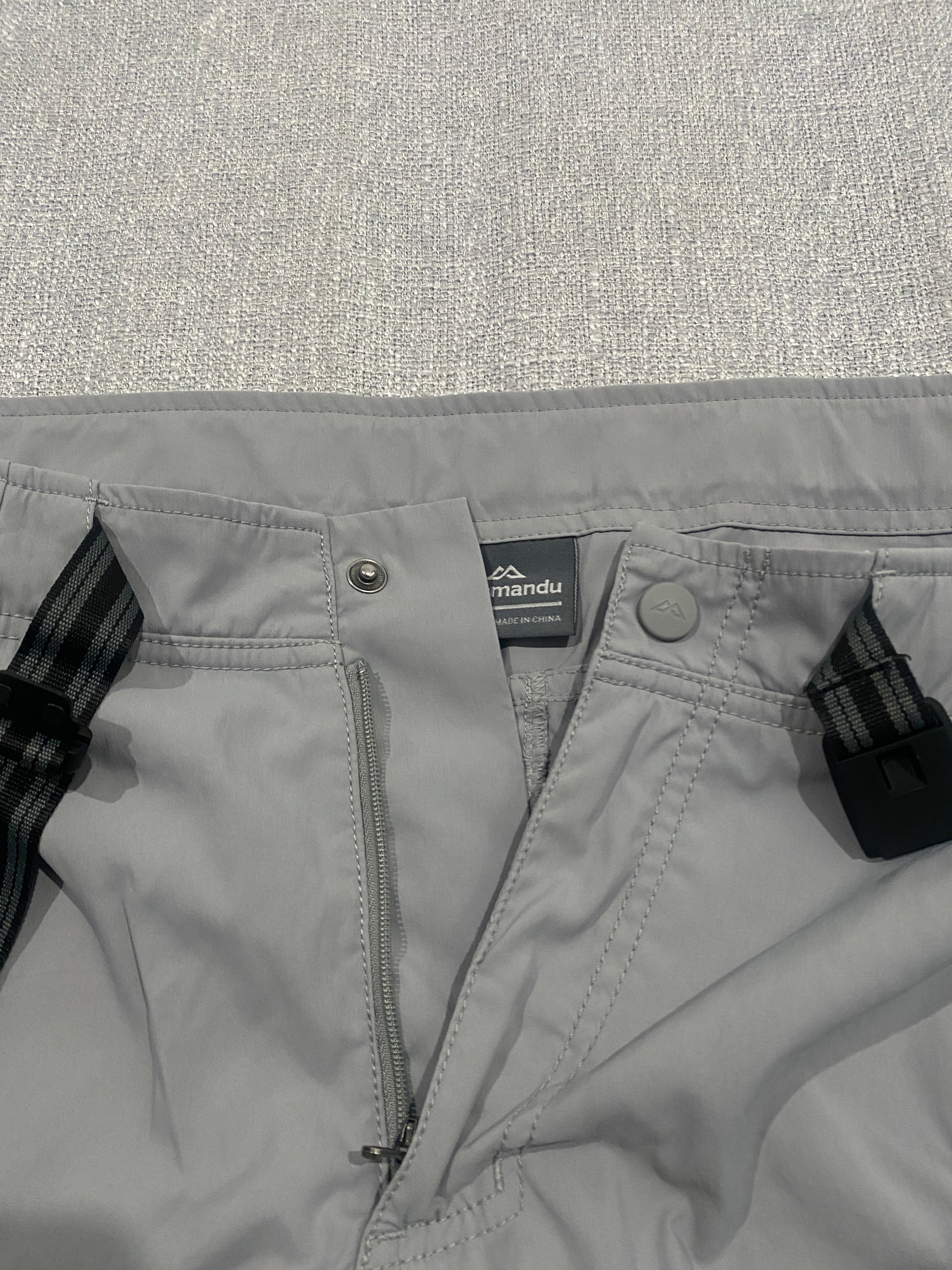 Kathmandu Men's Cargo Shorts with Integrated Belt