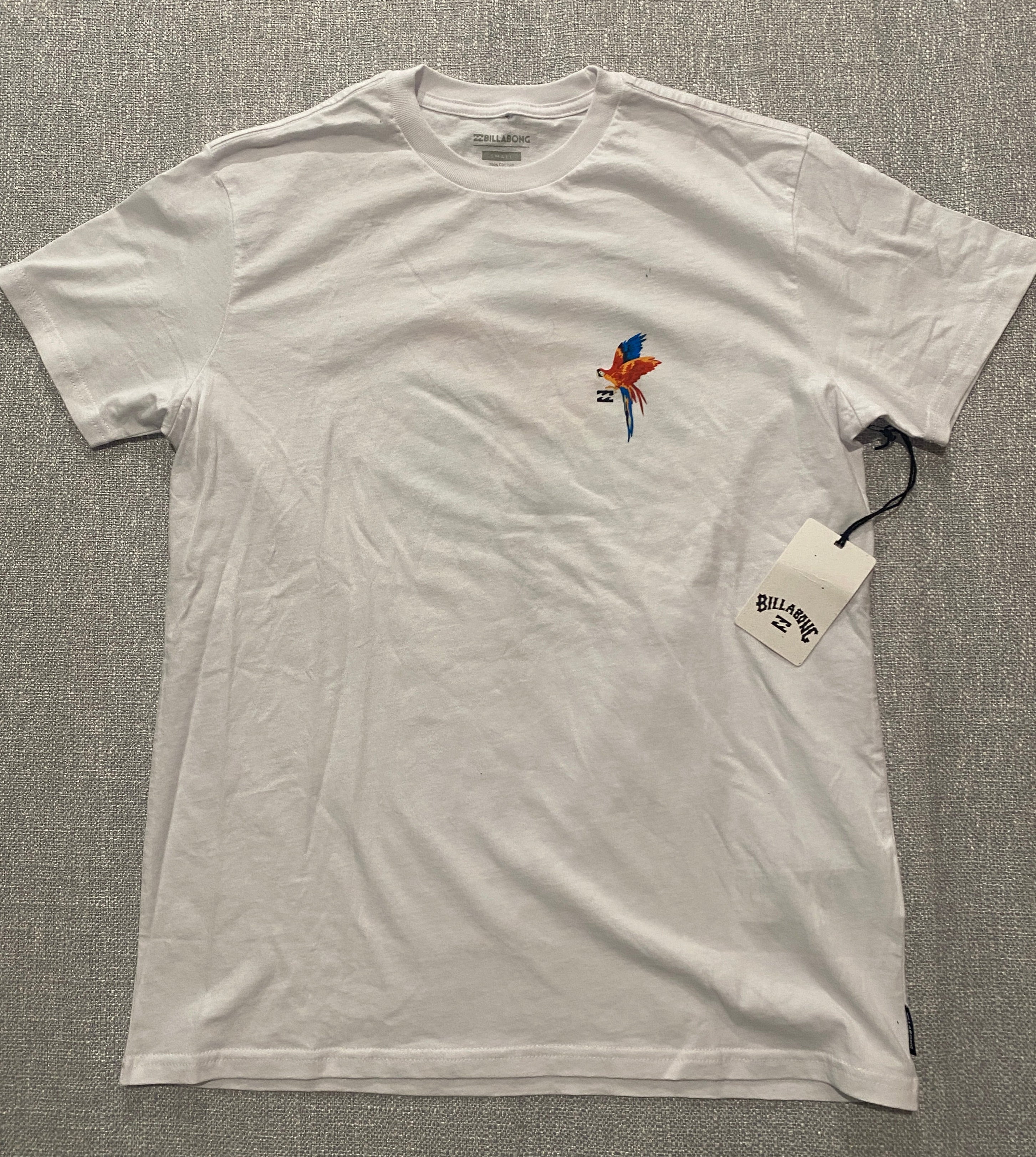 Billabong BNWT Parrot Australia Design White Tee
