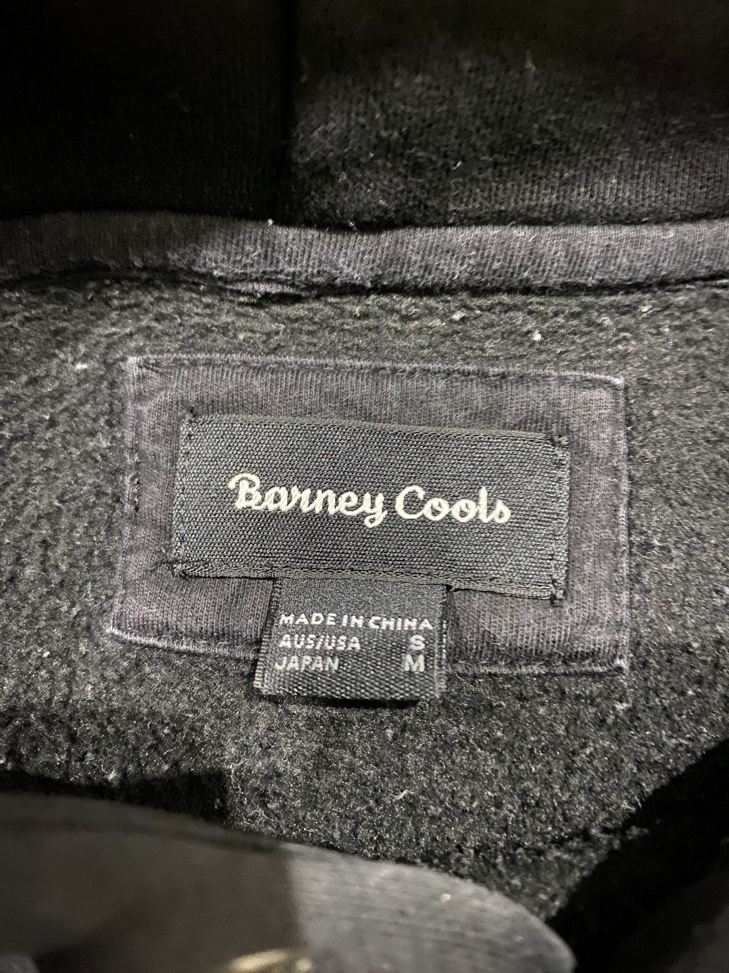 Barney Cools Club Paradise Hoodie Black Men’s Small