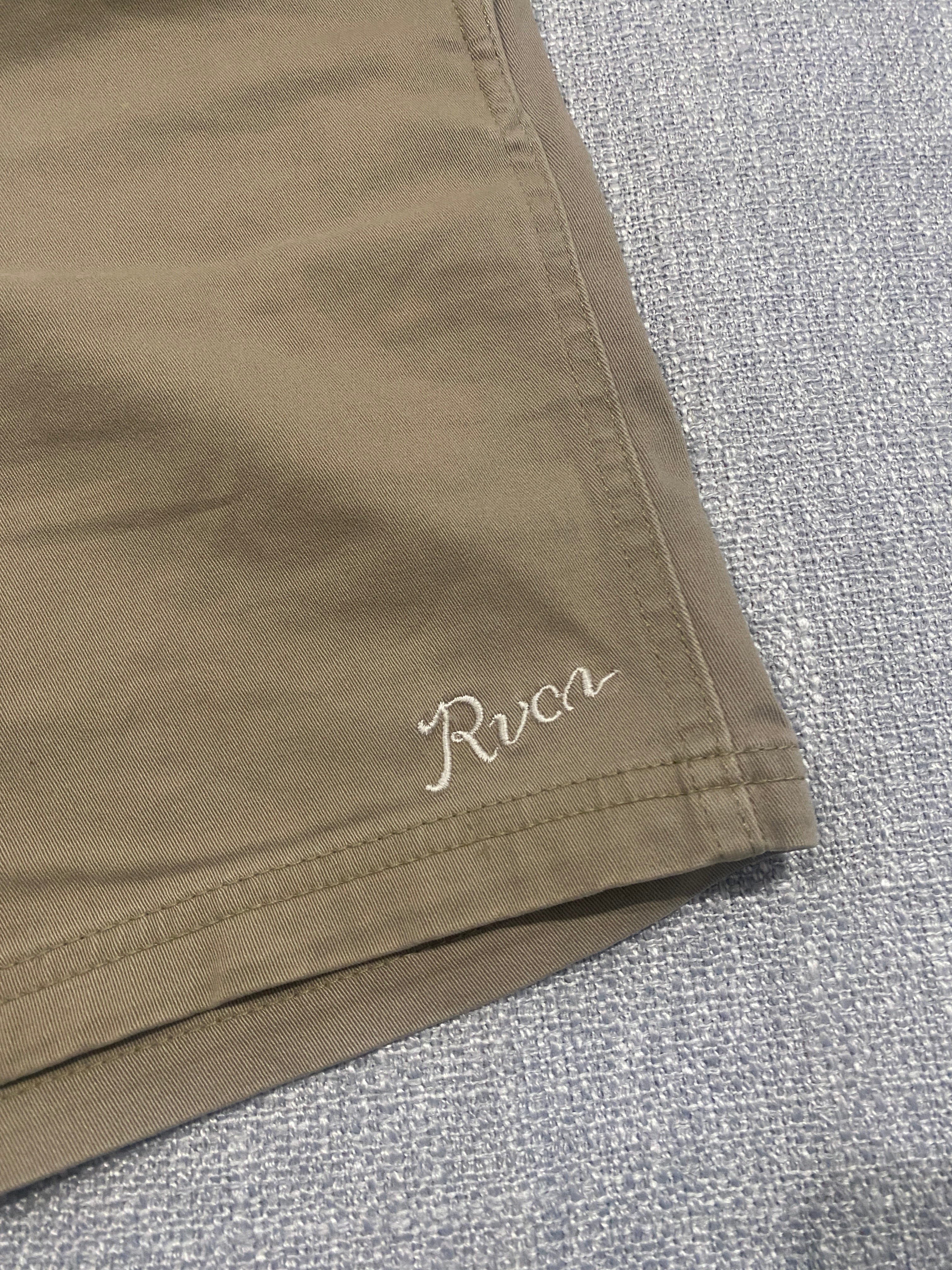 RVCA Men's Khaki Casual Shorts