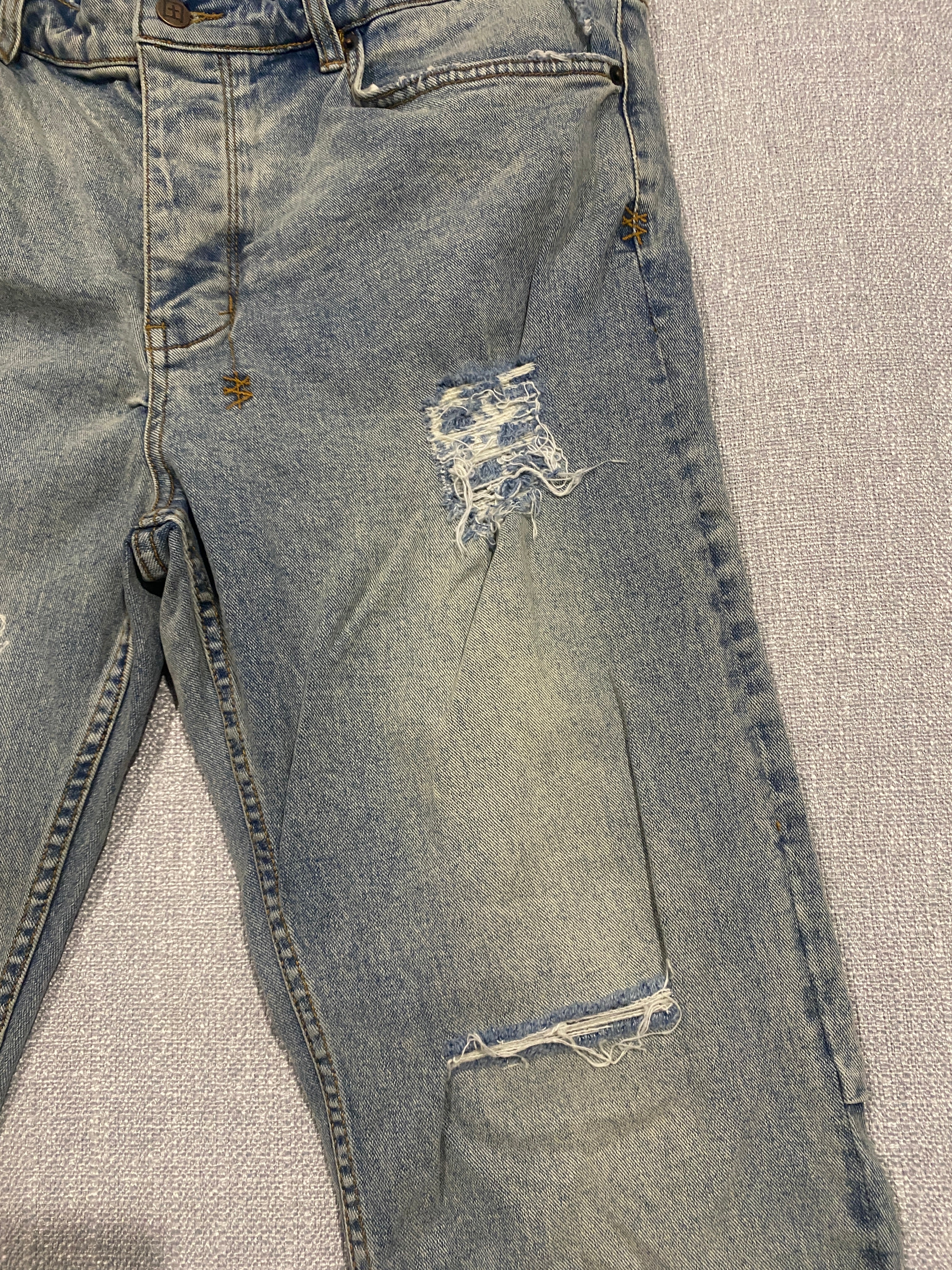 Ksubi Classic Chopped Distressed Jeans