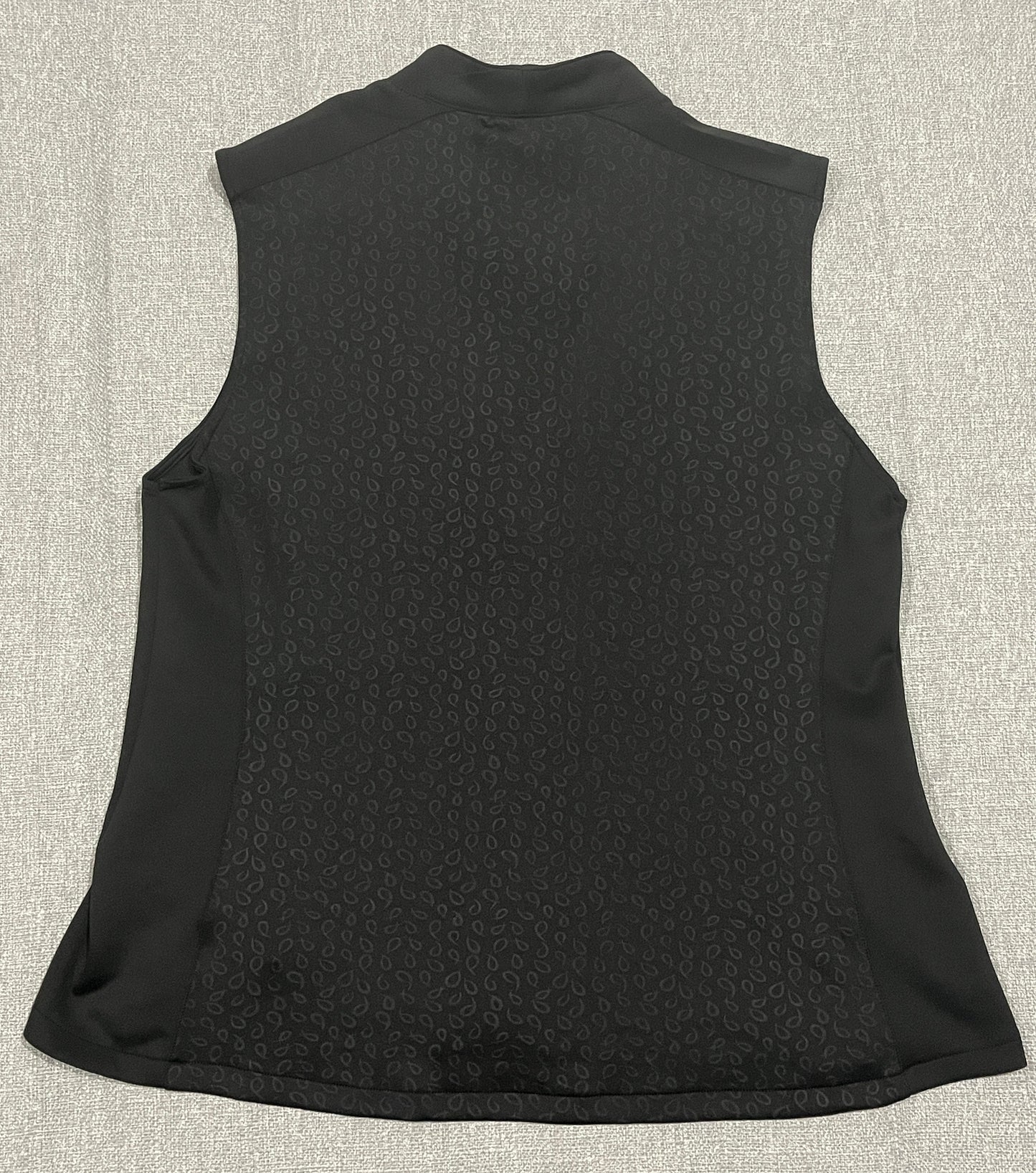 Greg Norman Shark Ladies Golf Vest XXL Black Full Zip Stretch