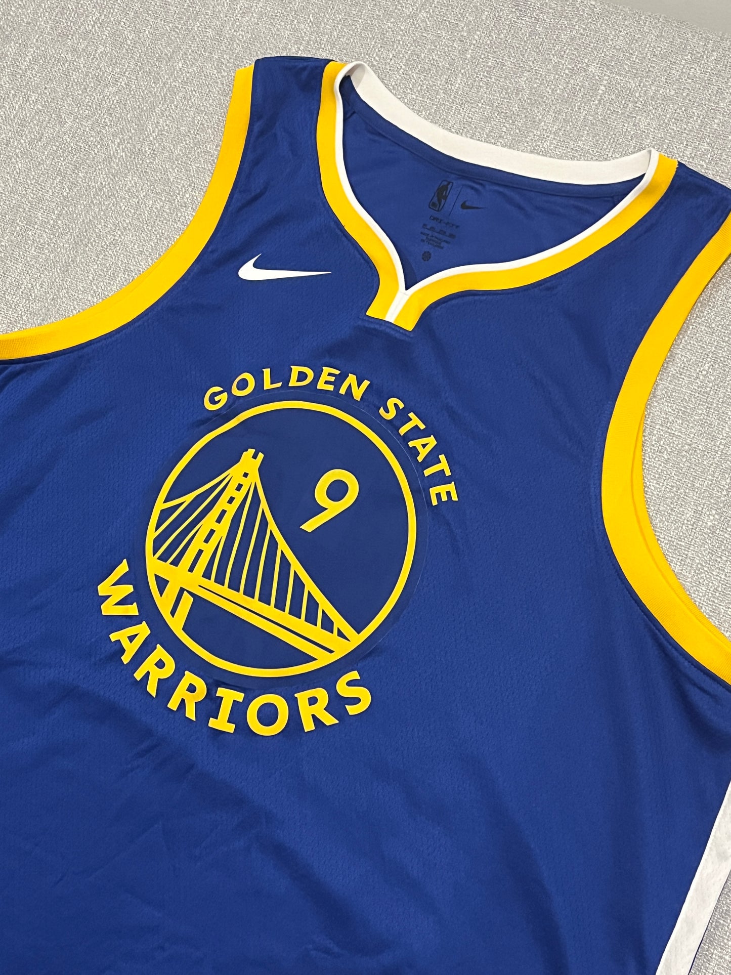Nike Golden State Warriors Andre Iguodala #9 Swingman Jersey Blue Size 3XL NBA