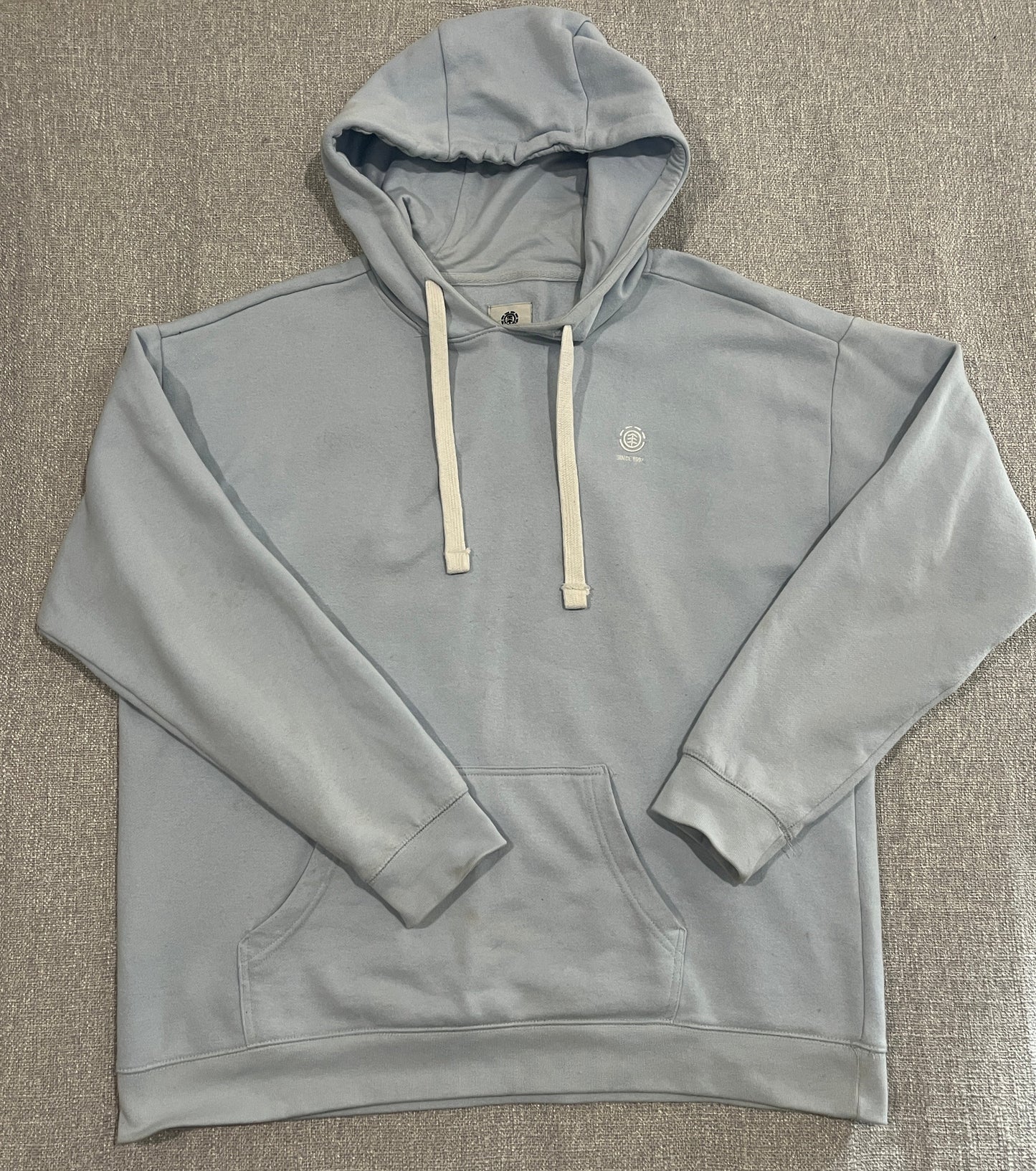Element Mens Light Blue Hoodie - Medium