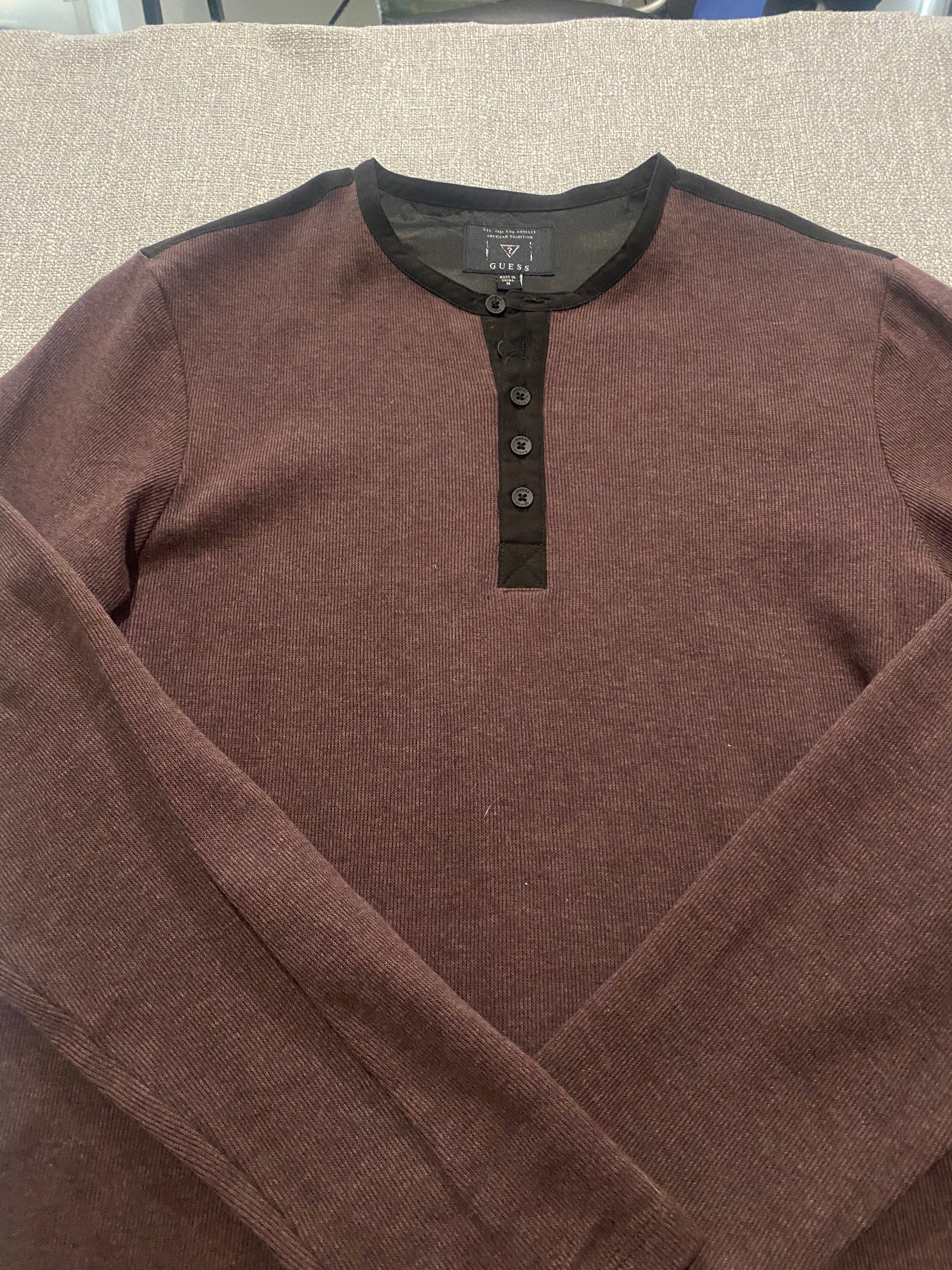 Guess Henley L/S Tee
