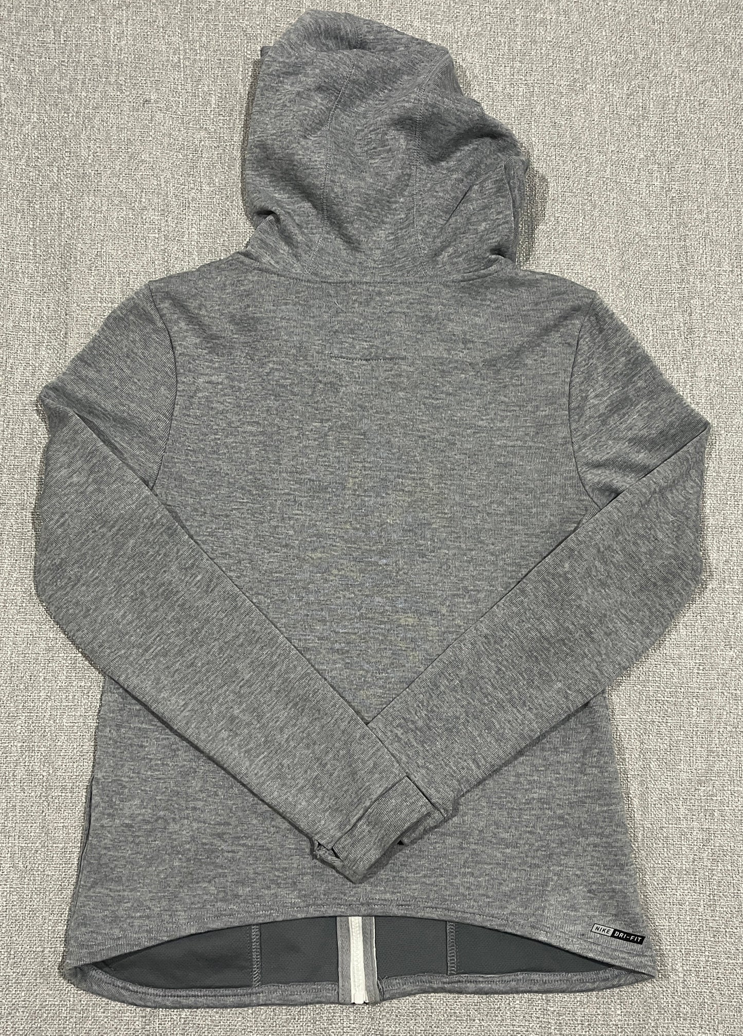 Hurley Dri-FIT Womens Full Zip Hoodie Grey Activewear Jacket Size Large L