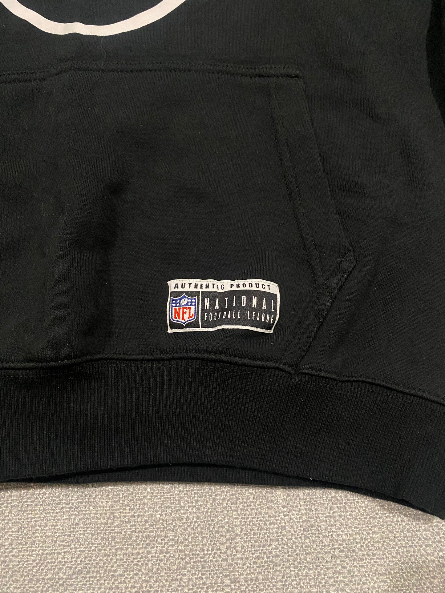 NFL Las Vegas Raiders Hoodie Black Pullover Men’s Size S
