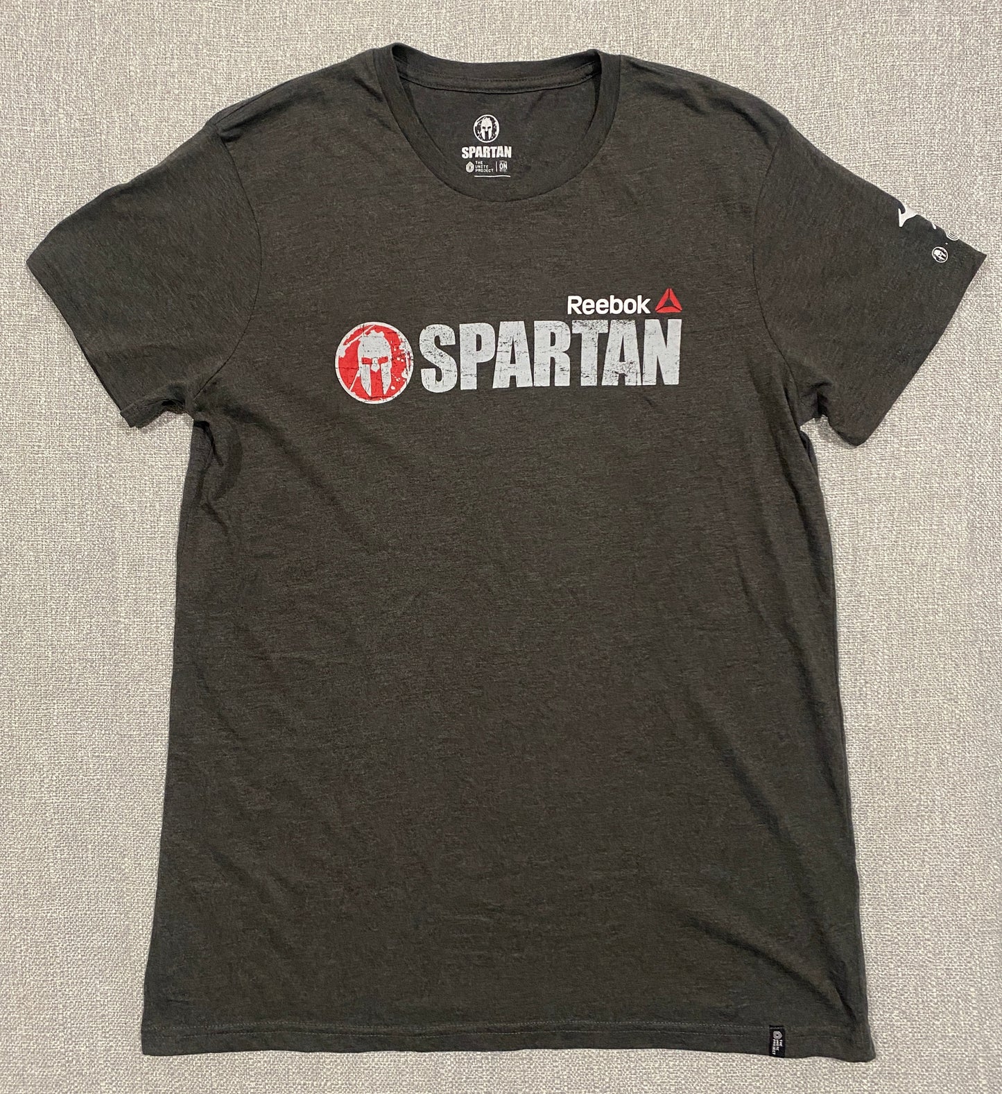 Reebok Spartan Race Sprint Finisher 2017 Graphic T-Shirt Men’s Large Grey