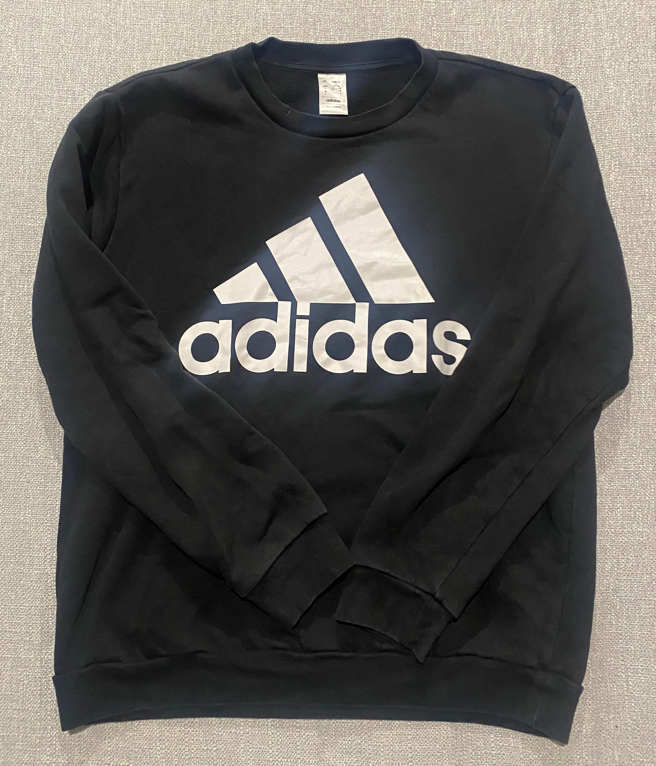 Adidas Logo Black Sweater