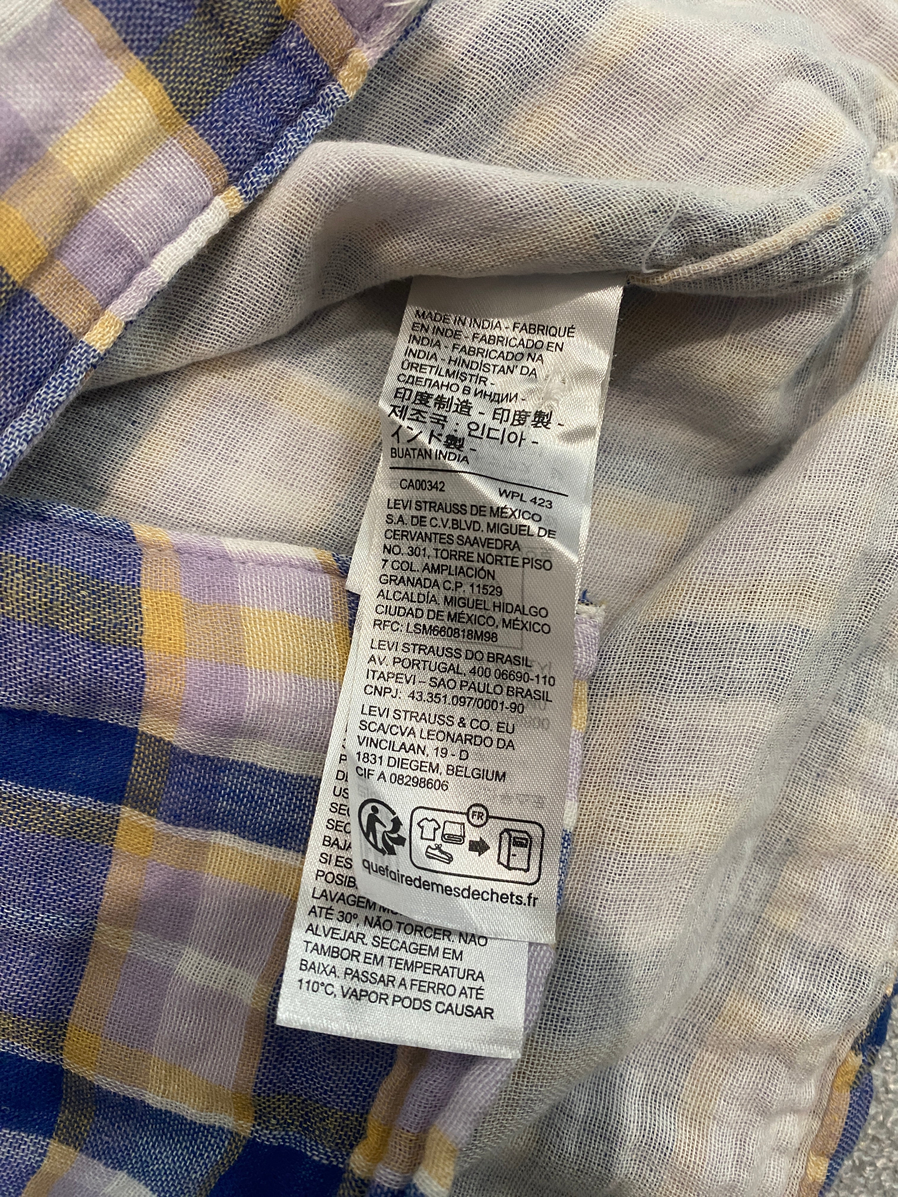 Levi’s Plaid S/S Relaxed Fit Shirt