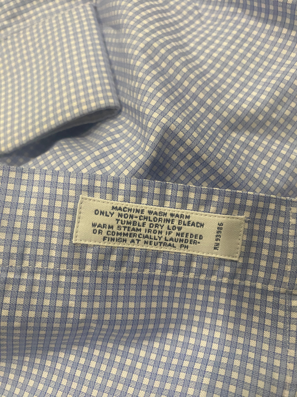 Brooks Brothers Blue Check Dress Shirt