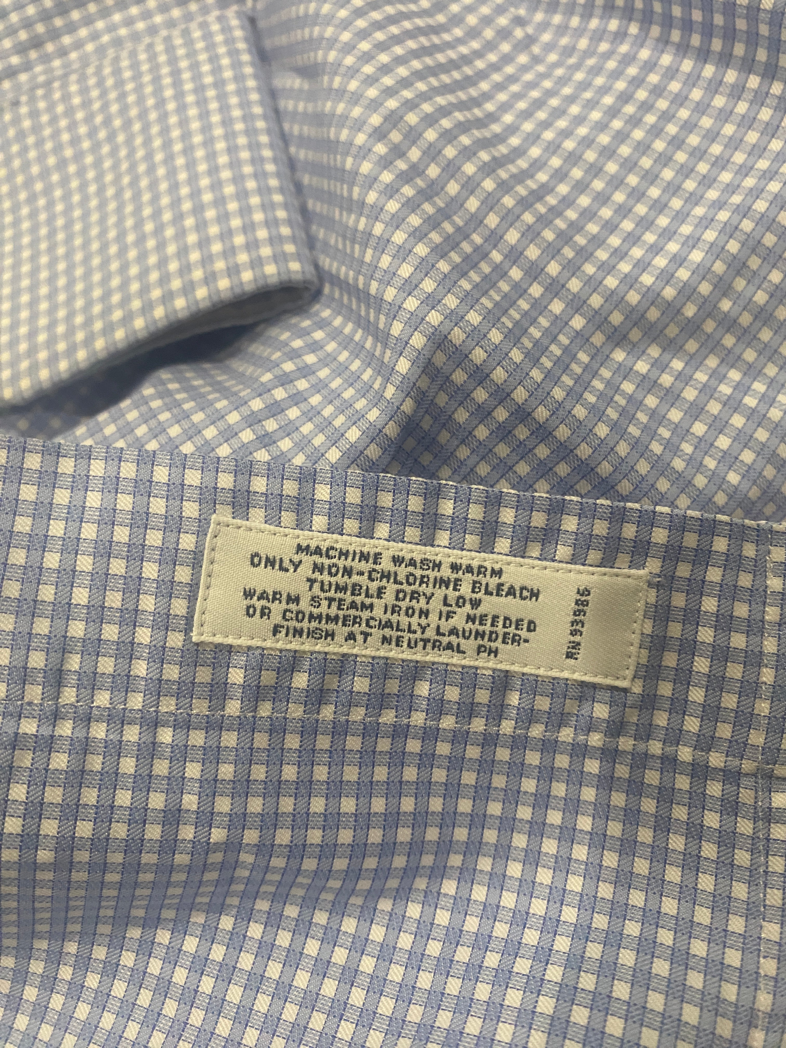 Brooks Brothers Blue Check Dress Shirt