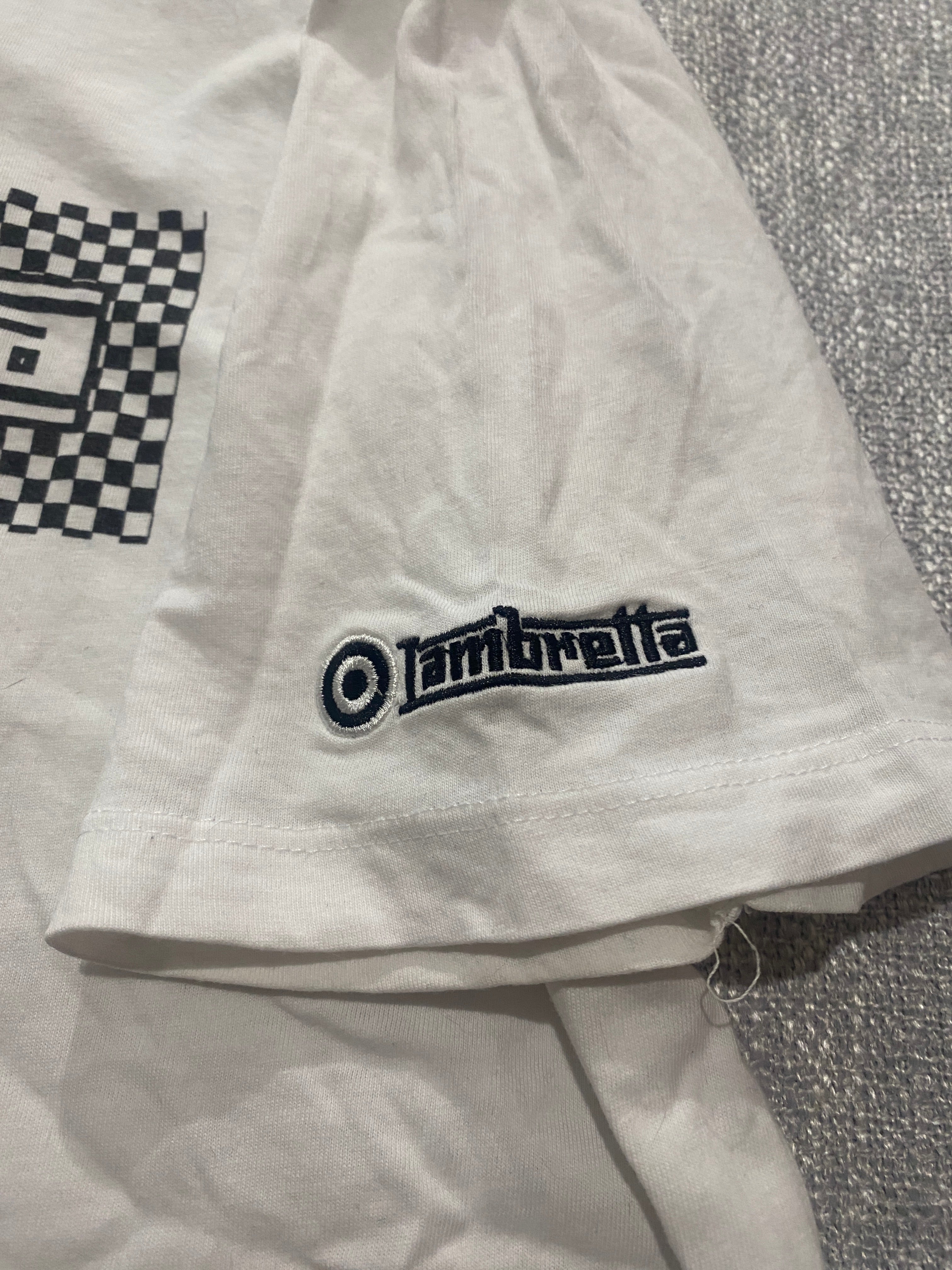 Lambretta Graphic White Tee