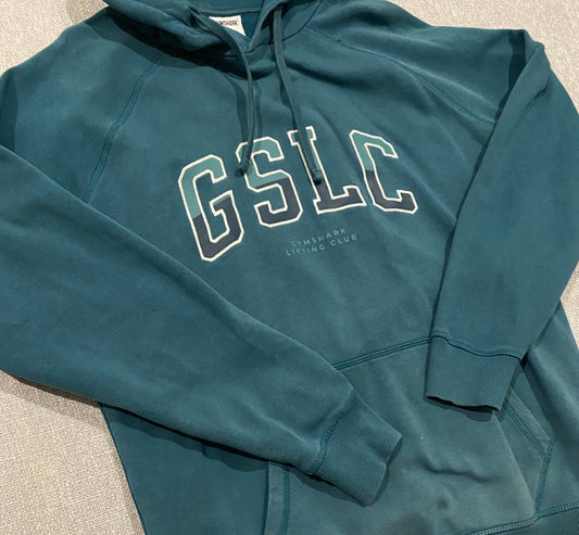 Gymshark GSLC Lifting Club Hoodie Men’s Medium Teal Pullover