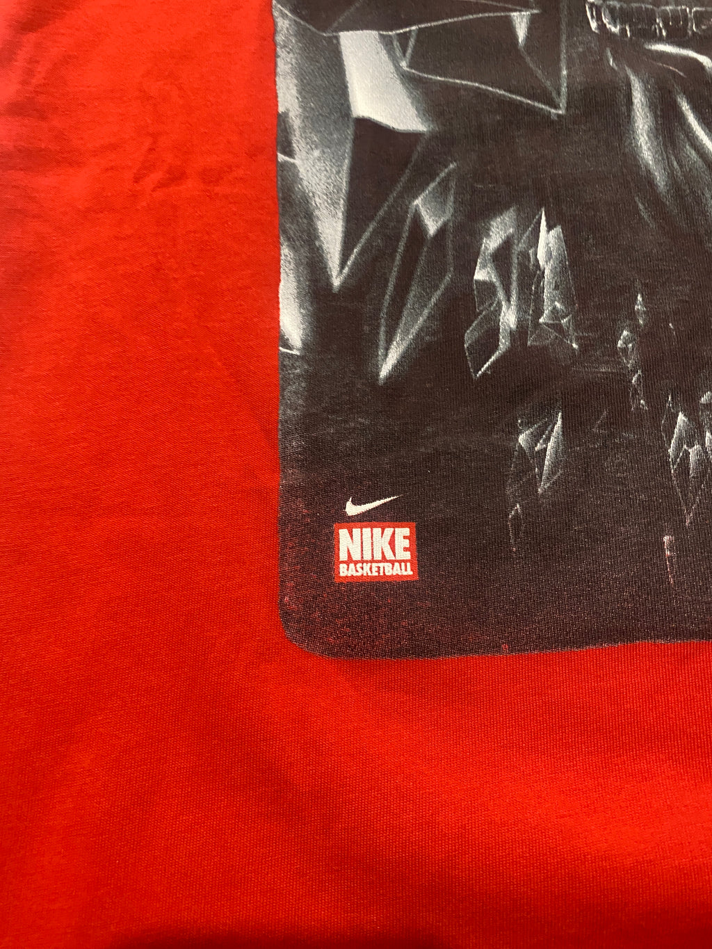 LeBron James King Superhero Nike Dri Fit Red Tee