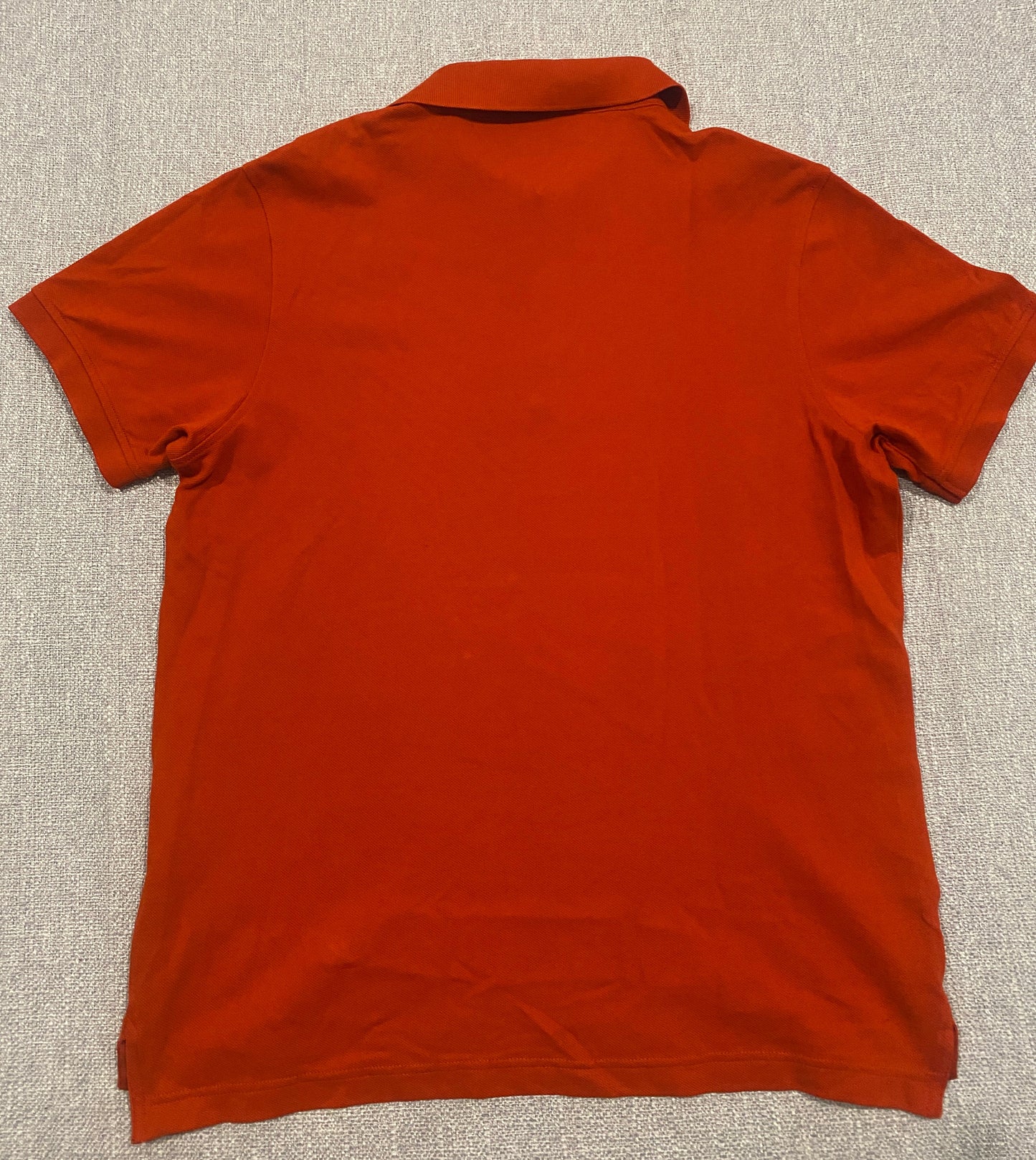 Tommy Hilfiger 1985 Polo Shirt Men’s Large Slim Fit Burnt Orange