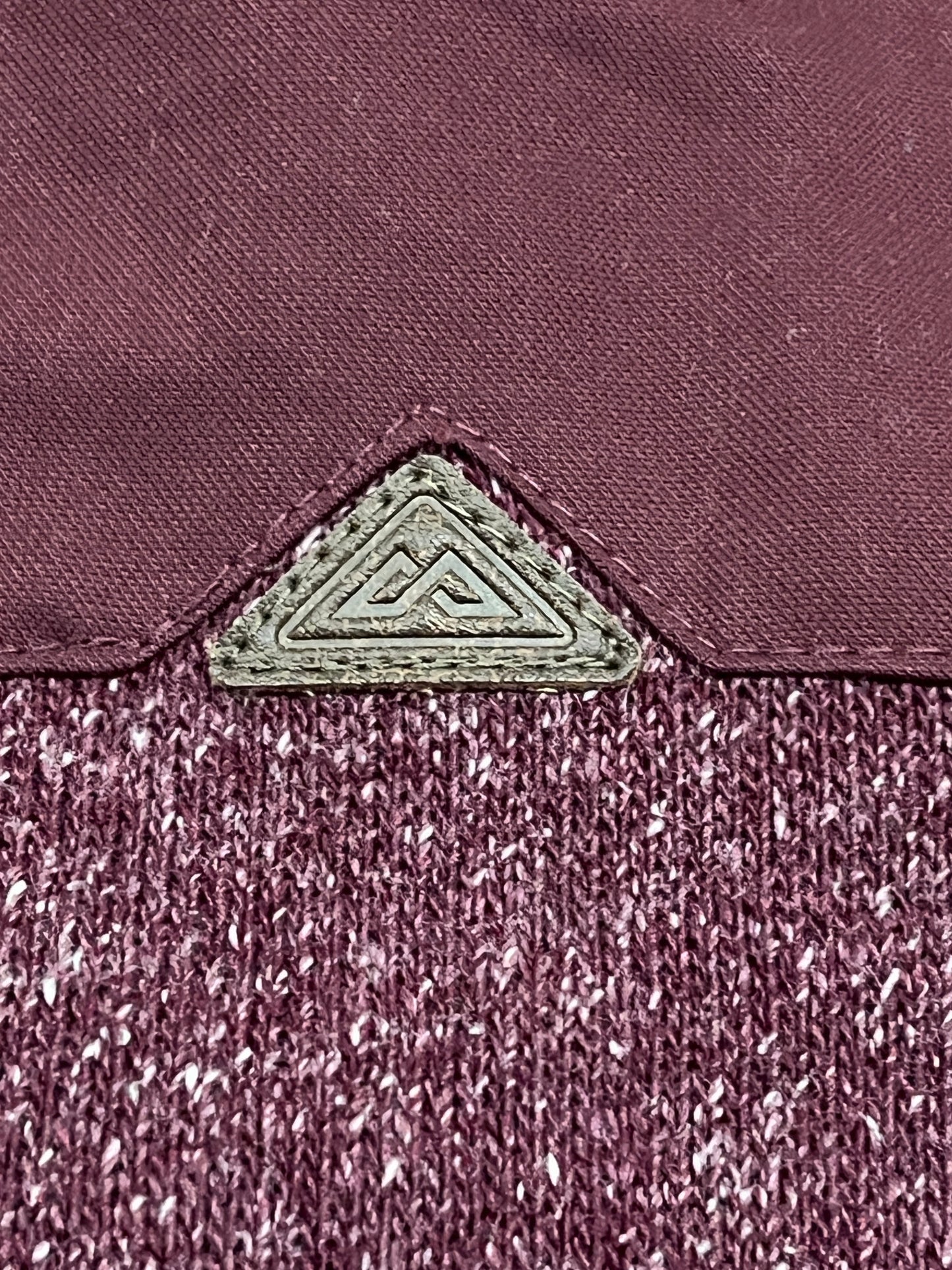 Kathmandu Womens Hooded Fleece Jacket Size 16 Burgundy Marle Full Zip Outdoor