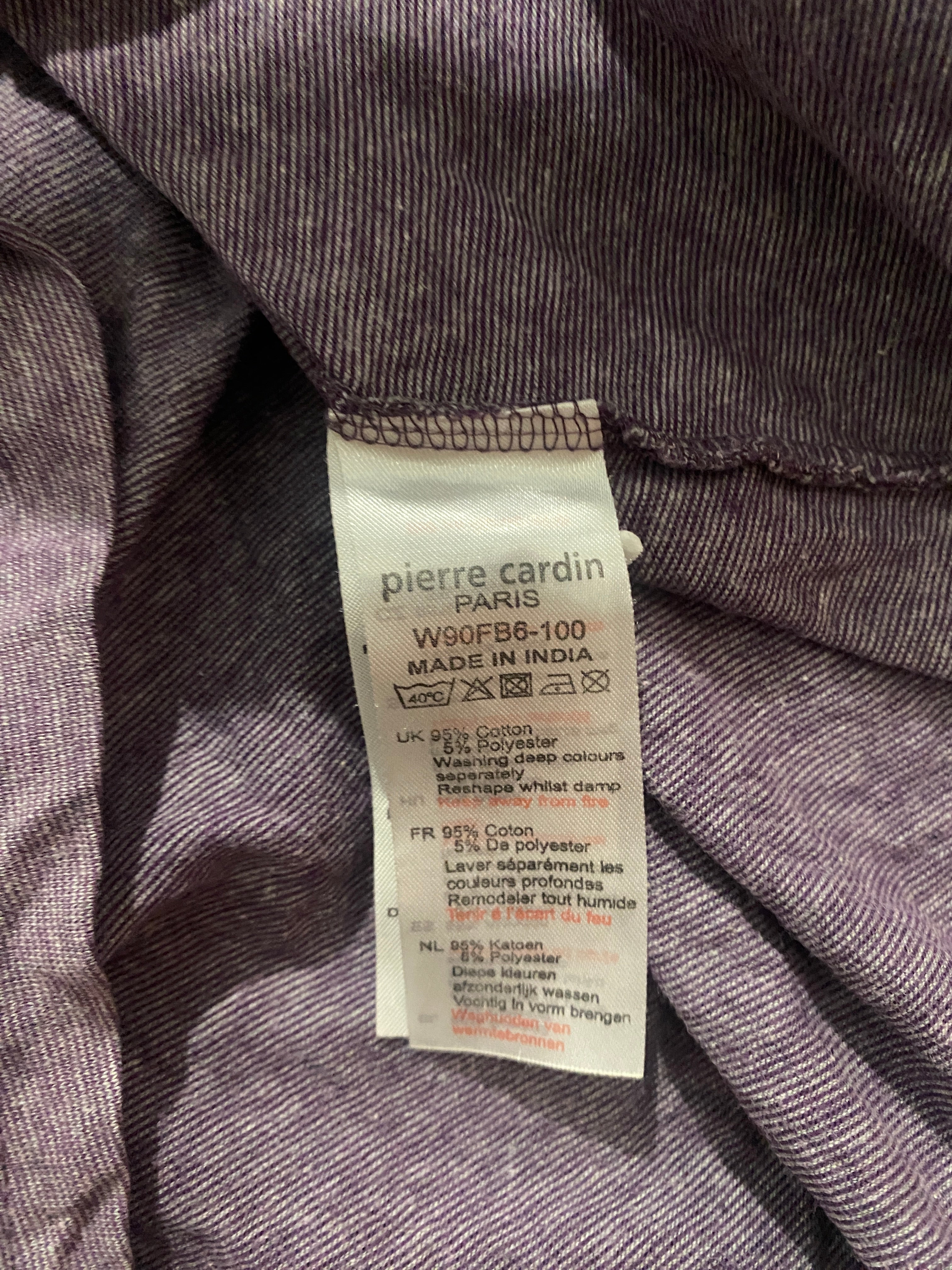 Pierre Cardin Men's Purple Polo Shirt