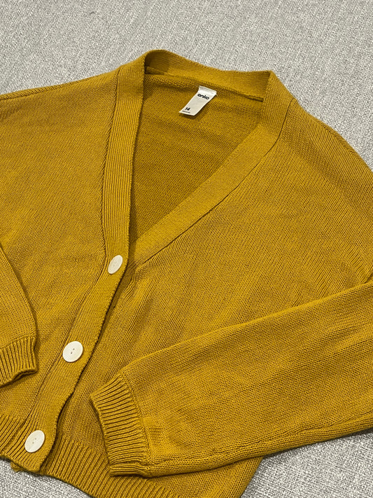ANKO Women’s Yellow Mustard Cardigan Size 14