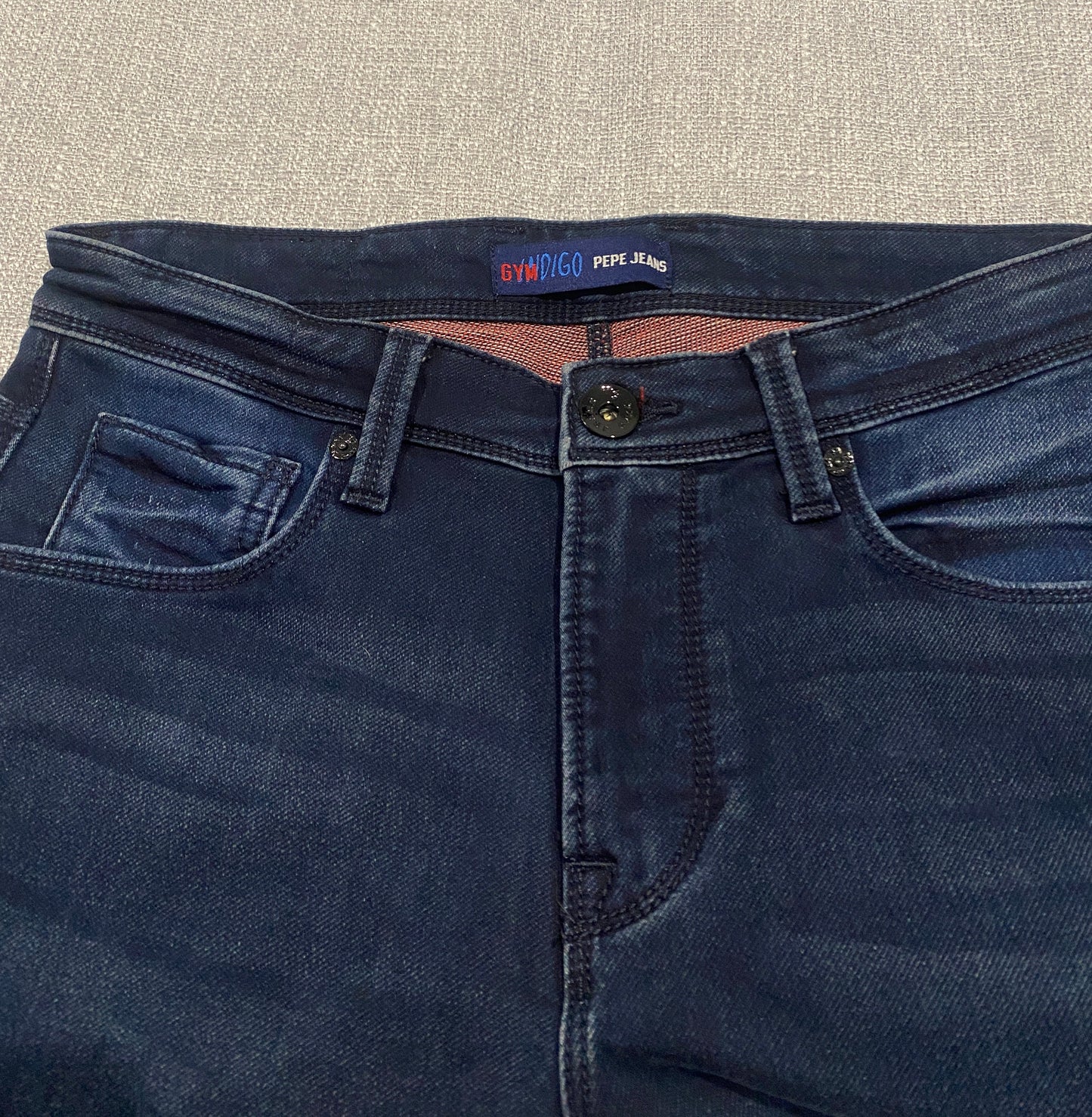 Pepe Jeans London Haley Vapour GymDigo Stretch Jeans – W30 L33 Dark Wash